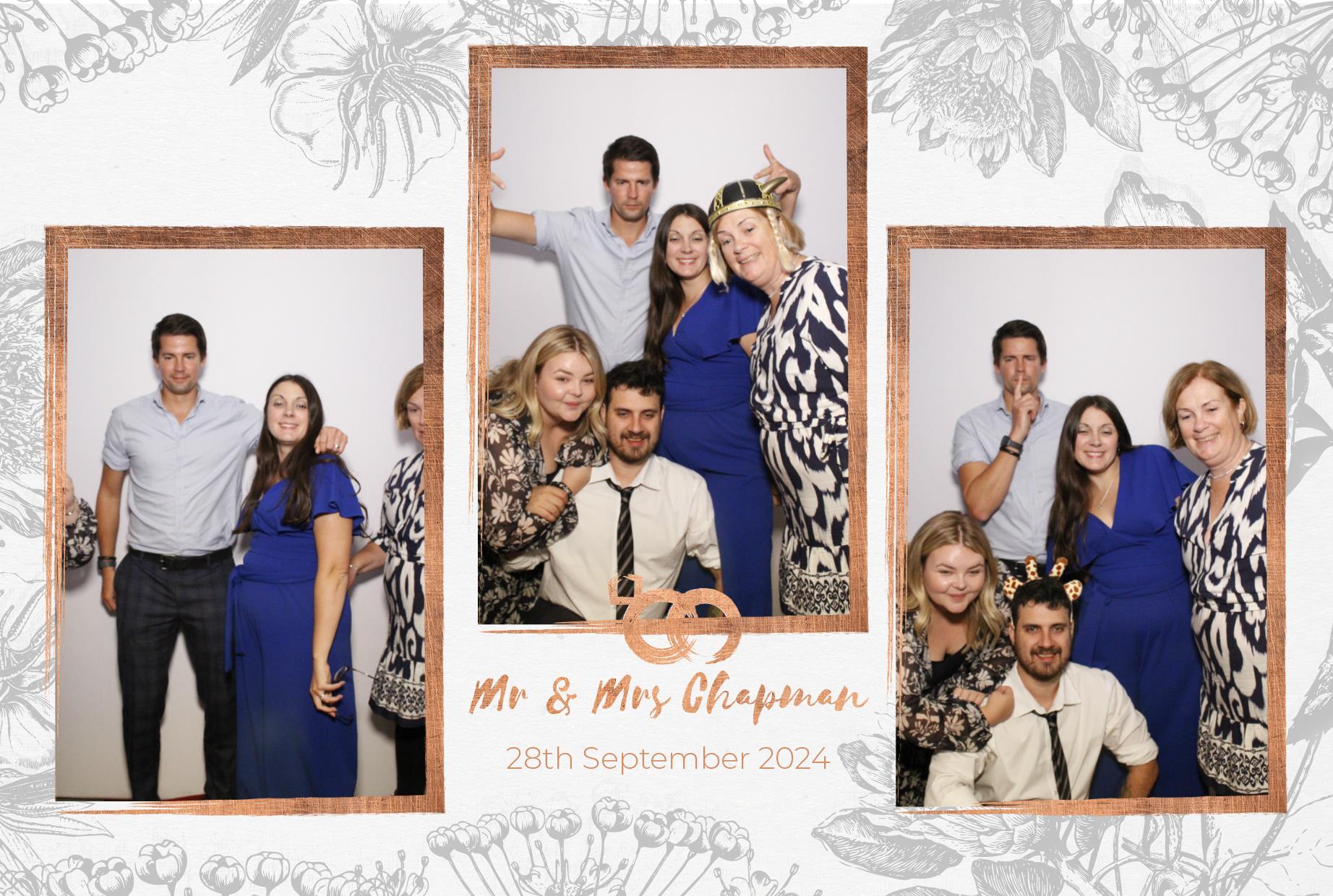 Mr and Mrs Chapman  | View more photos from the event at gallery.myphotoboothexperience.co.uk/u/MyPhotoBoothExperienceLtd/Mr-and-Mrs-Chapman