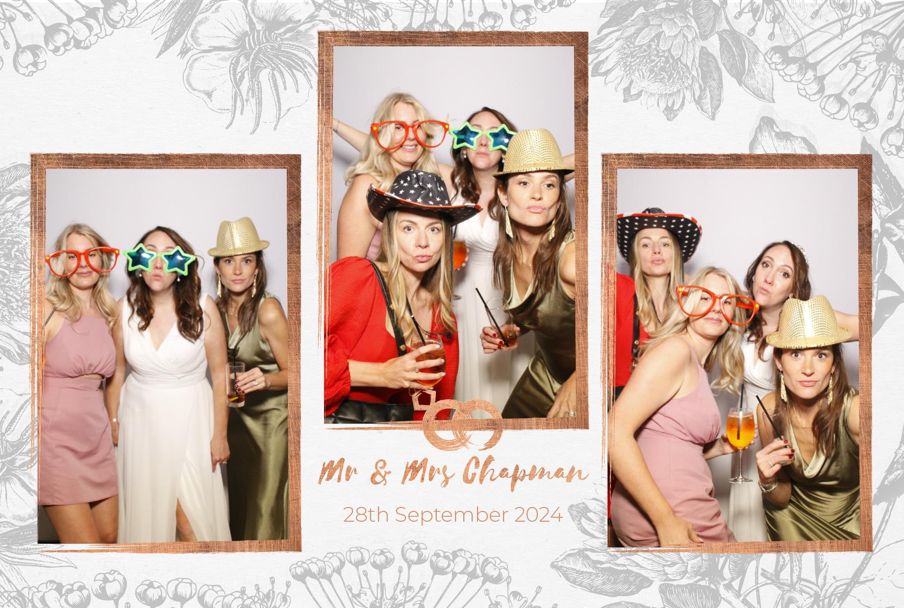Mr and Mrs Chapman  | View more photos from the event at gallery.myphotoboothexperience.co.uk/u/MyPhotoBoothExperienceLtd/Mr-and-Mrs-Chapman