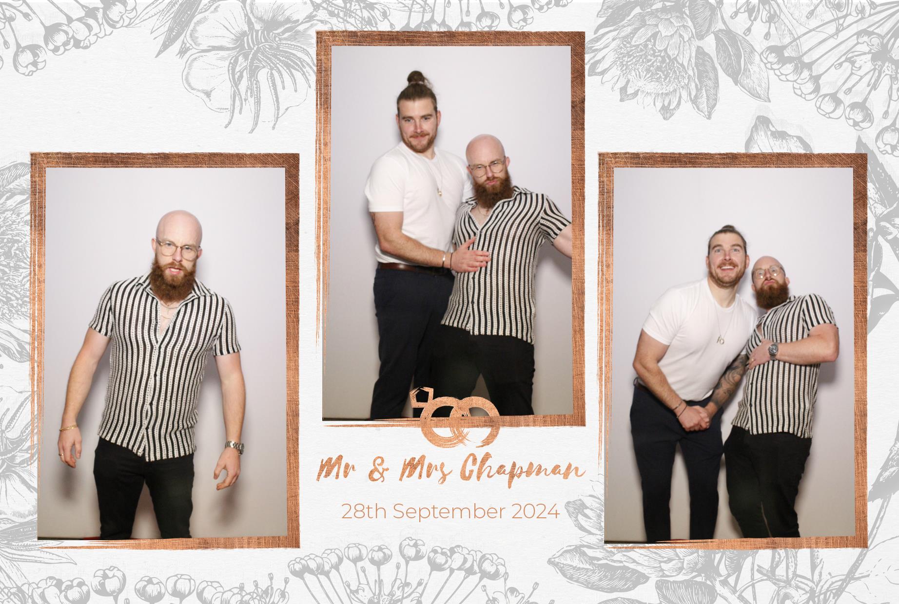 Mr and Mrs Chapman  | View more photos from the event at gallery.myphotoboothexperience.co.uk/u/MyPhotoBoothExperienceLtd/Mr-and-Mrs-Chapman