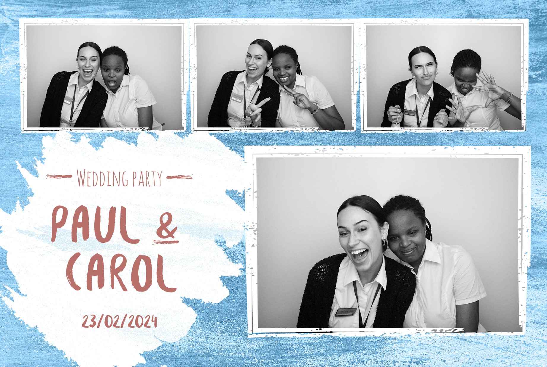 Paul & Carol | View more photos from the event at gallery.myphotoboothexperience.co.uk/u/MyPhotoBoothExperienceLtd/Paul-Carol