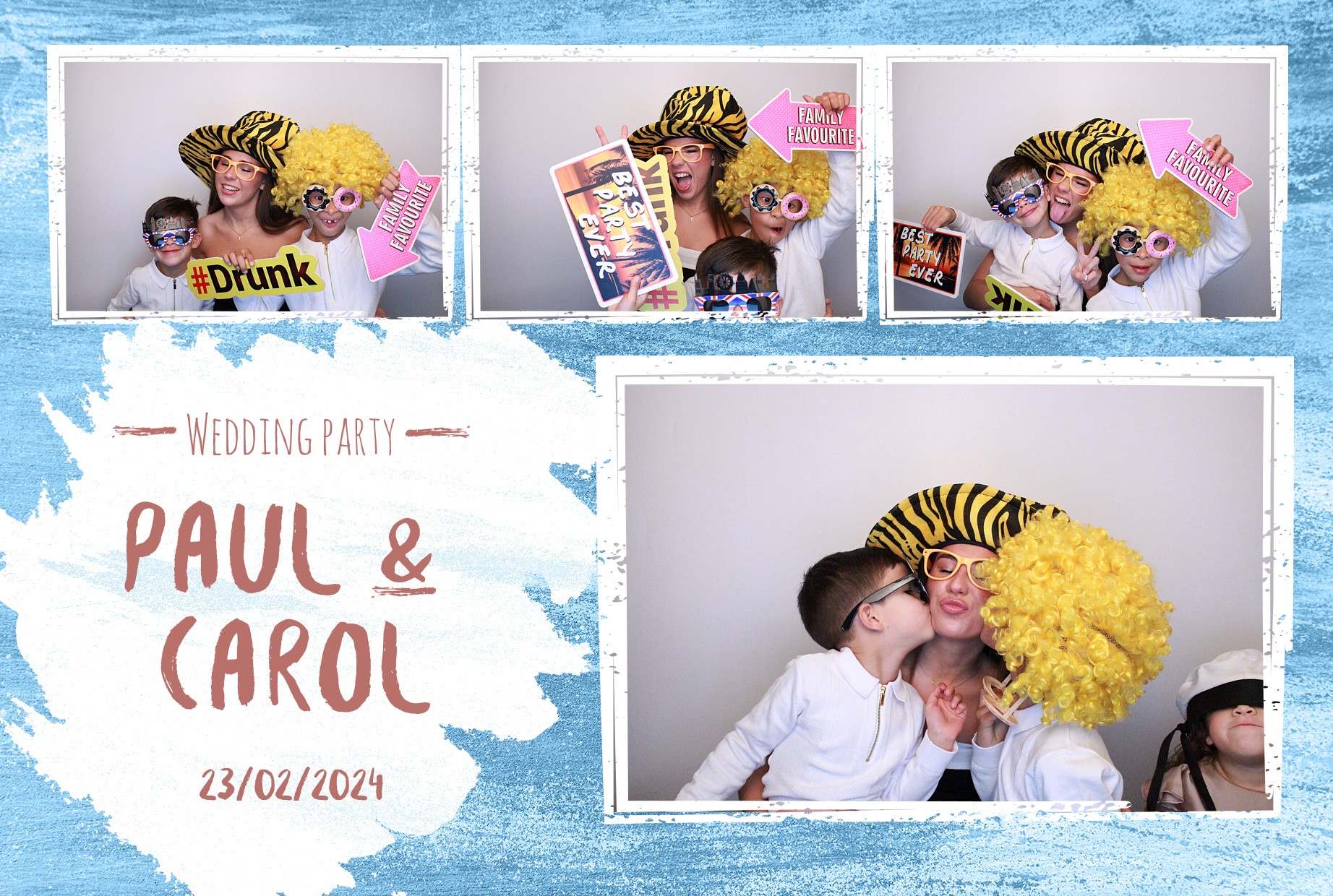 Paul & Carol | View more photos from the event at gallery.myphotoboothexperience.co.uk/u/MyPhotoBoothExperienceLtd/Paul-Carol