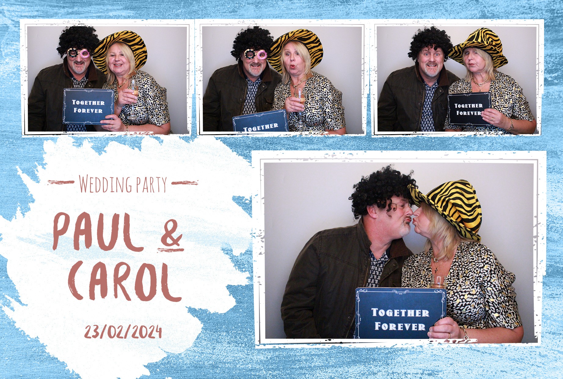 Paul & Carol | View more photos from the event at gallery.myphotoboothexperience.co.uk/u/MyPhotoBoothExperienceLtd/Paul-Carol