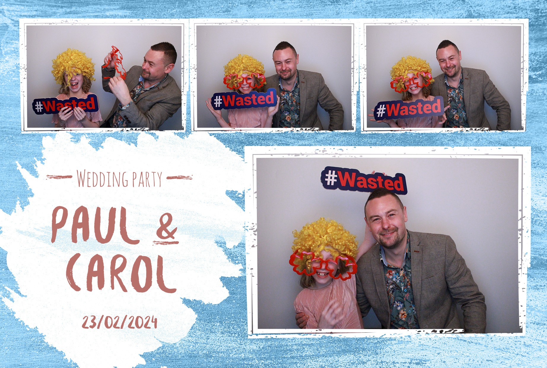 Paul & Carol | View more photos from the event at gallery.myphotoboothexperience.co.uk/u/MyPhotoBoothExperienceLtd/Paul-Carol