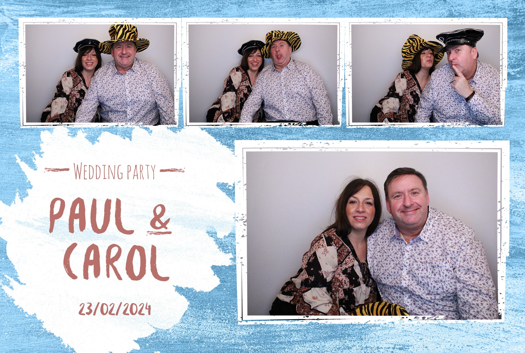 Paul & Carol | View more photos from the event at gallery.myphotoboothexperience.co.uk/u/MyPhotoBoothExperienceLtd/Paul-Carol