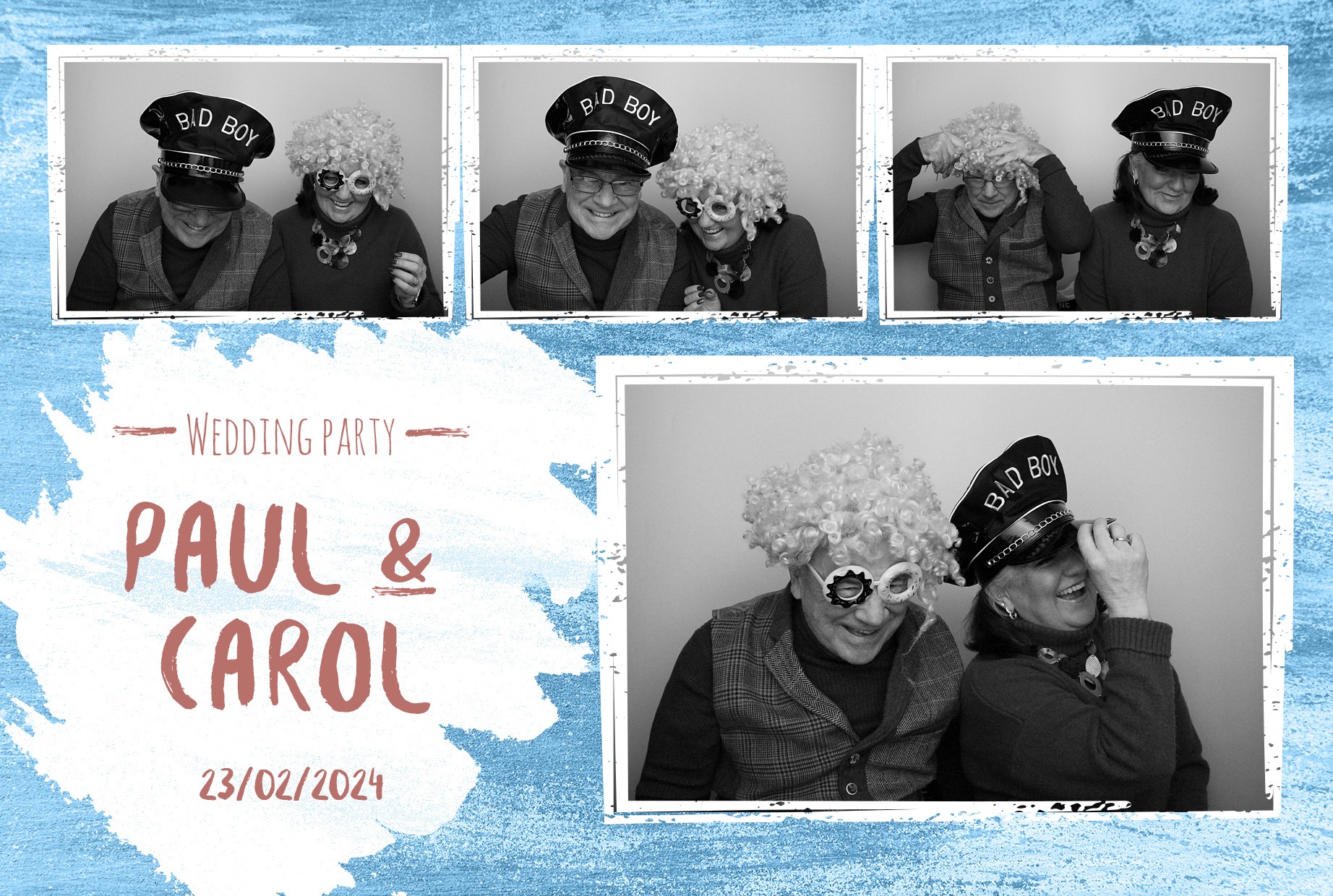 Paul & Carol | View more photos from the event at gallery.myphotoboothexperience.co.uk/u/MyPhotoBoothExperienceLtd/Paul-Carol