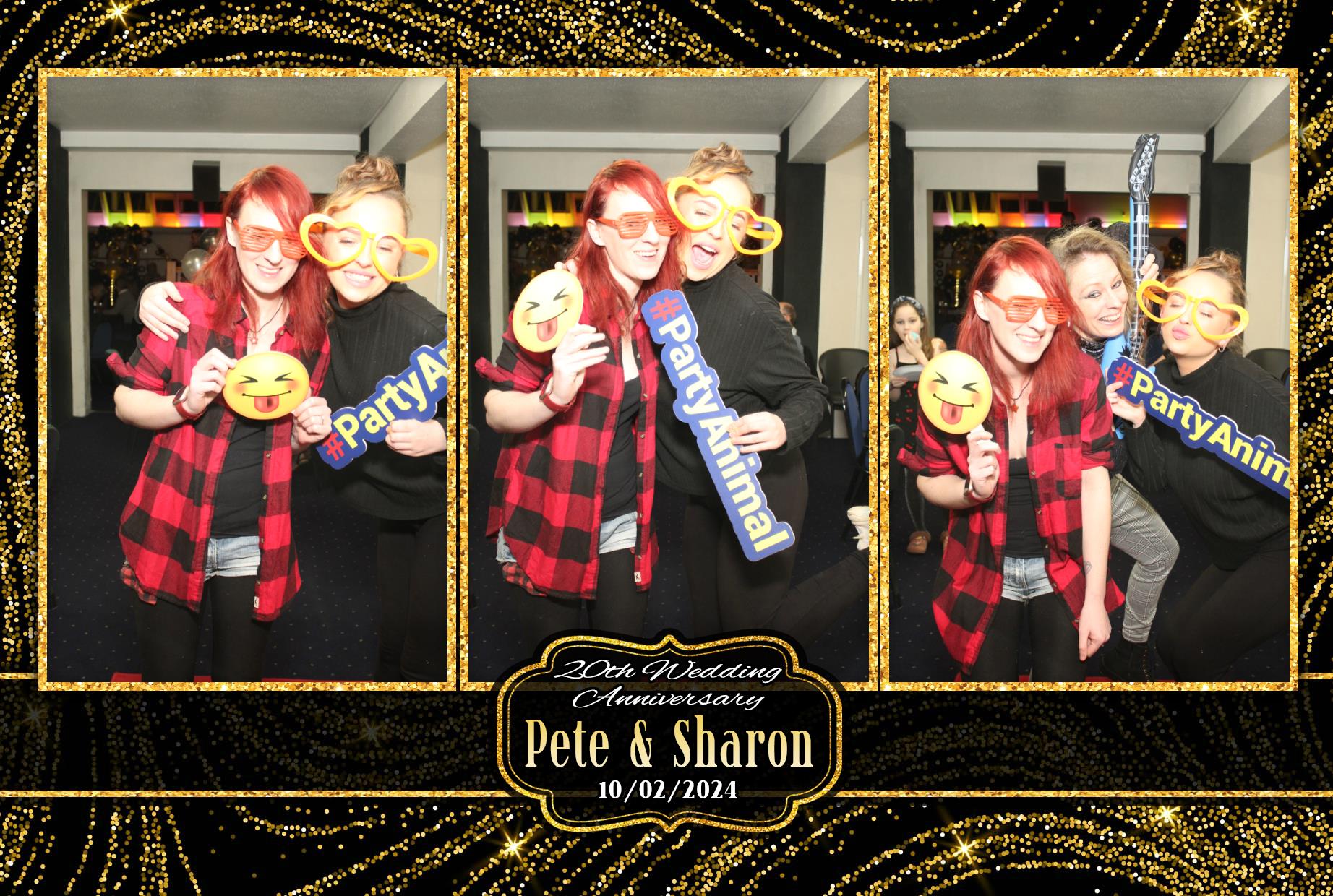 Pete & Sharon's 20th Wedding Anniversary  | View more photos from the event at gallery.myphotoboothexperience.co.uk/u/MyPhotoBoothExperienceLtd/Pete-Sharons-20th-Wedding-Anniversary