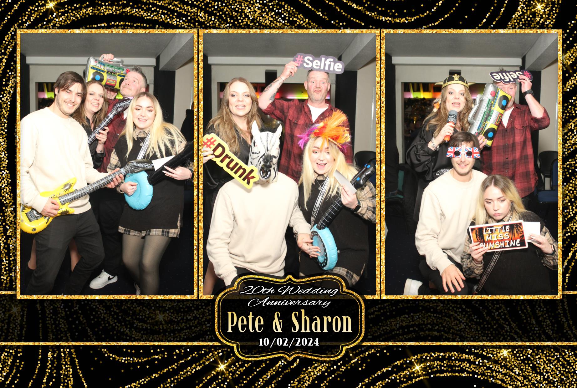 Pete & Sharon's 20th Wedding Anniversary  | View more photos from the event at gallery.myphotoboothexperience.co.uk/u/MyPhotoBoothExperienceLtd/Pete-Sharons-20th-Wedding-Anniversary