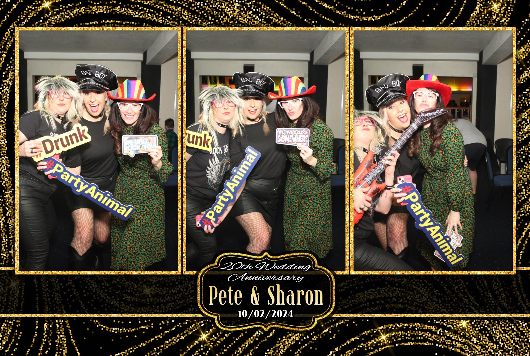 Pete & Sharon's 20th Wedding Anniversary  | View more photos from the event at gallery.myphotoboothexperience.co.uk/u/MyPhotoBoothExperienceLtd/Pete-Sharons-20th-Wedding-Anniversary
