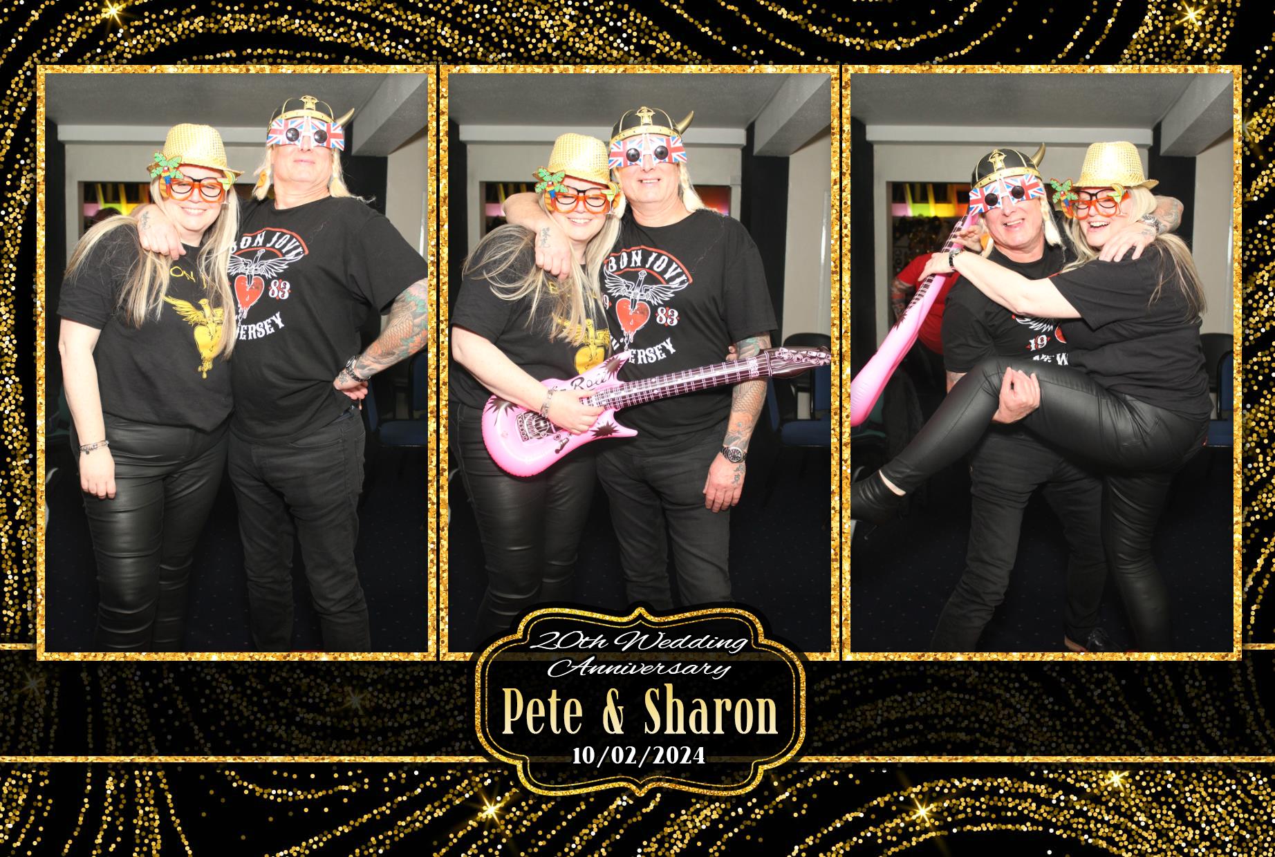 Pete & Sharon's 20th Wedding Anniversary  | View more photos from the event at gallery.myphotoboothexperience.co.uk/u/MyPhotoBoothExperienceLtd/Pete-Sharons-20th-Wedding-Anniversary
