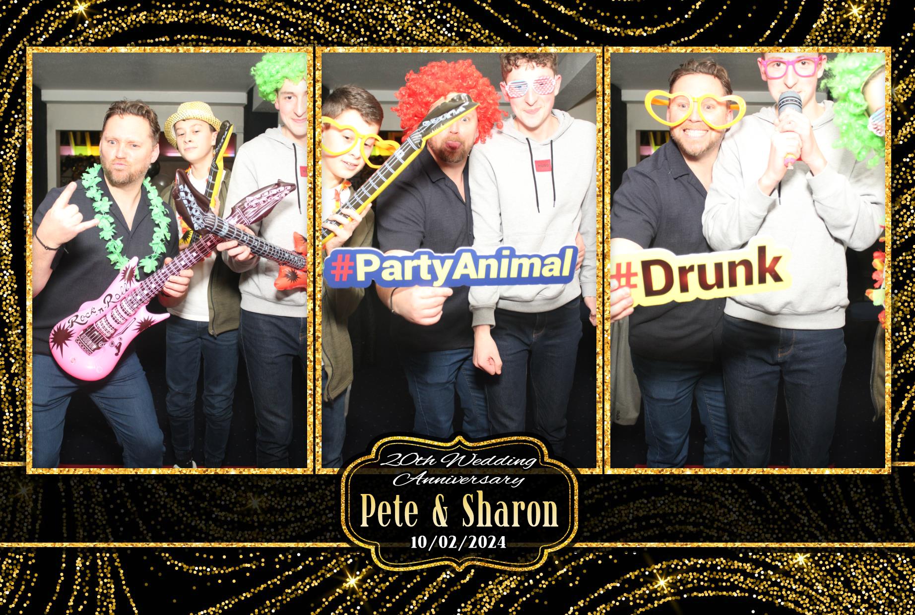 Pete & Sharon's 20th Wedding Anniversary  | View more photos from the event at gallery.myphotoboothexperience.co.uk/u/MyPhotoBoothExperienceLtd/Pete-Sharons-20th-Wedding-Anniversary