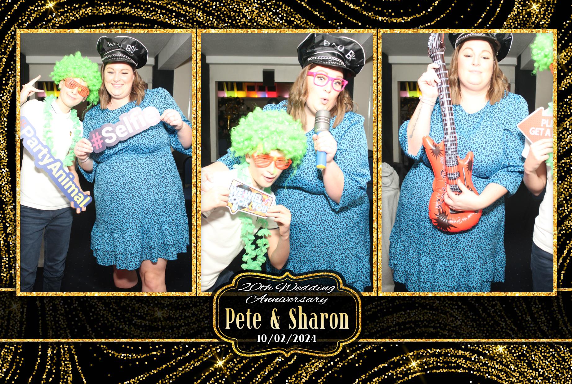 Pete & Sharon's 20th Wedding Anniversary  | View more photos from the event at gallery.myphotoboothexperience.co.uk/u/MyPhotoBoothExperienceLtd/Pete-Sharons-20th-Wedding-Anniversary