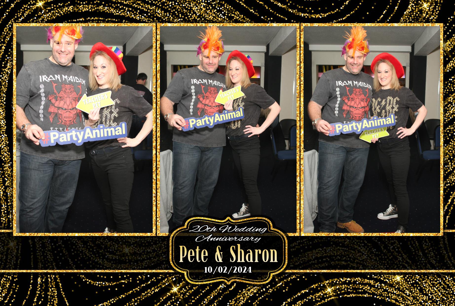Pete & Sharon's 20th Wedding Anniversary  | View more photos from the event at gallery.myphotoboothexperience.co.uk/u/MyPhotoBoothExperienceLtd/Pete-Sharons-20th-Wedding-Anniversary