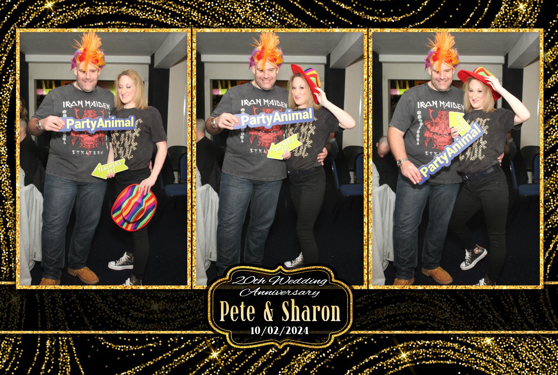 Pete & Sharon's 20th Wedding Anniversary  | View more photos from the event at gallery.myphotoboothexperience.co.uk/u/MyPhotoBoothExperienceLtd/Pete-Sharons-20th-Wedding-Anniversary