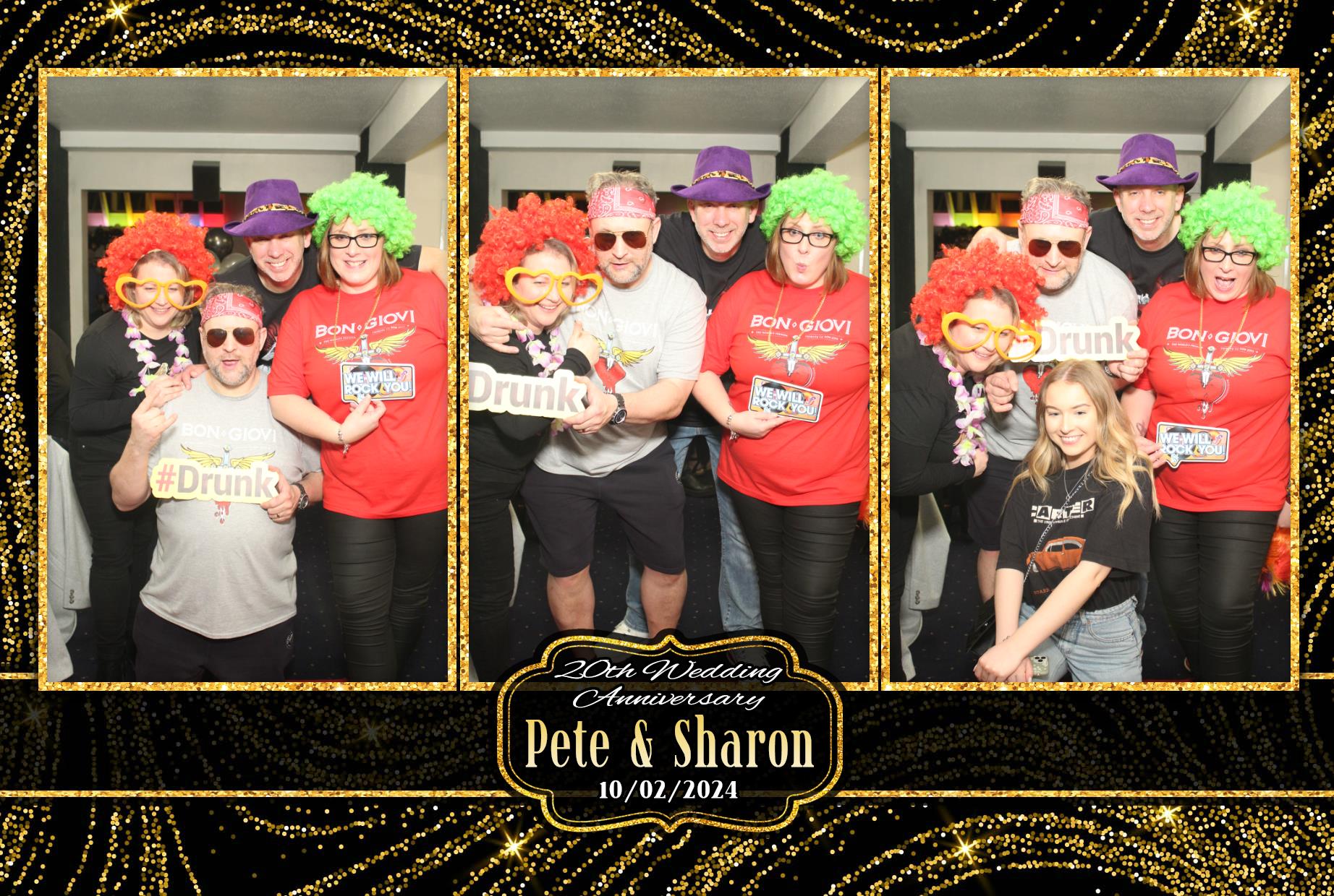 Pete & Sharon's 20th Wedding Anniversary  | View more photos from the event at gallery.myphotoboothexperience.co.uk/u/MyPhotoBoothExperienceLtd/Pete-Sharons-20th-Wedding-Anniversary