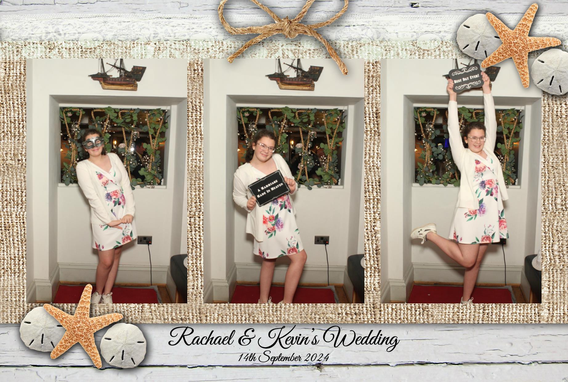 Rachael & Kevins Wedding | View more photos from the event at gallery.myphotoboothexperience.co.uk/u/MyPhotoBoothExperienceLtd/Rachael-Kevins-Wedding