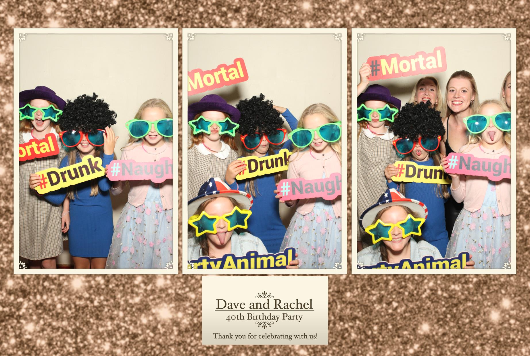 Rachel and Dave 40th Birthday | View more photos from the event at gallery.myphotoboothexperience.co.uk/u/MyPhotoBoothExperienceLtd/Rachel-and-Dave-40th-Birthday
