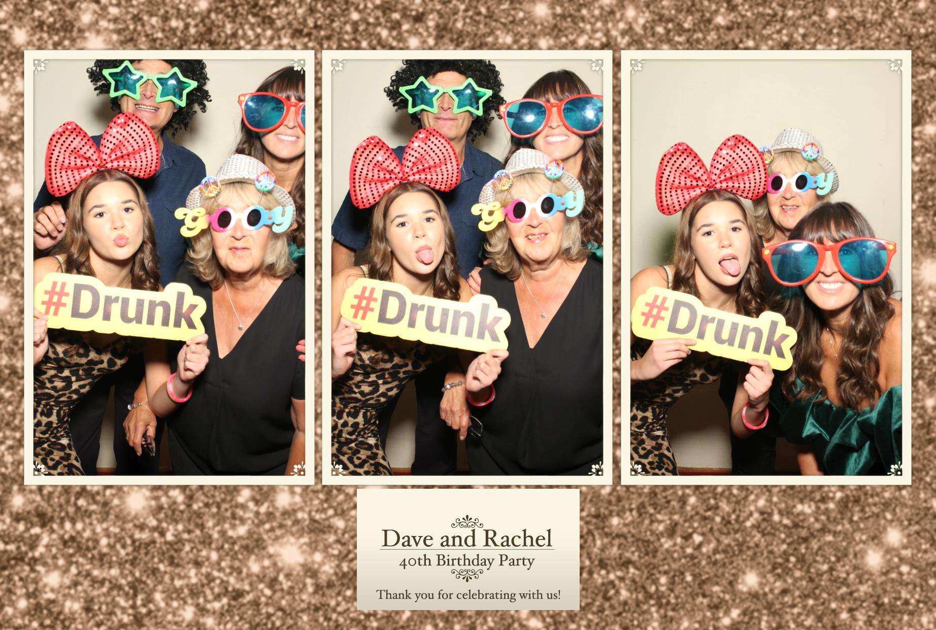 Rachel and Dave 40th Birthday | View more photos from the event at gallery.myphotoboothexperience.co.uk/u/MyPhotoBoothExperienceLtd/Rachel-and-Dave-40th-Birthday