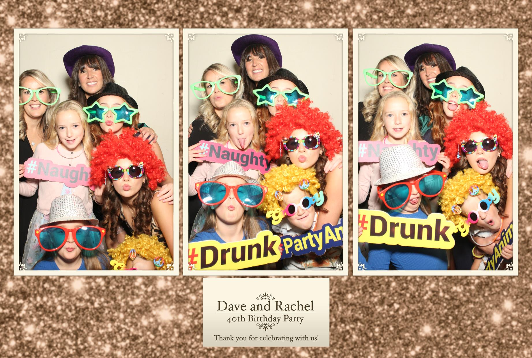 Rachel and Dave 40th Birthday | View more photos from the event at gallery.myphotoboothexperience.co.uk/u/MyPhotoBoothExperienceLtd/Rachel-and-Dave-40th-Birthday