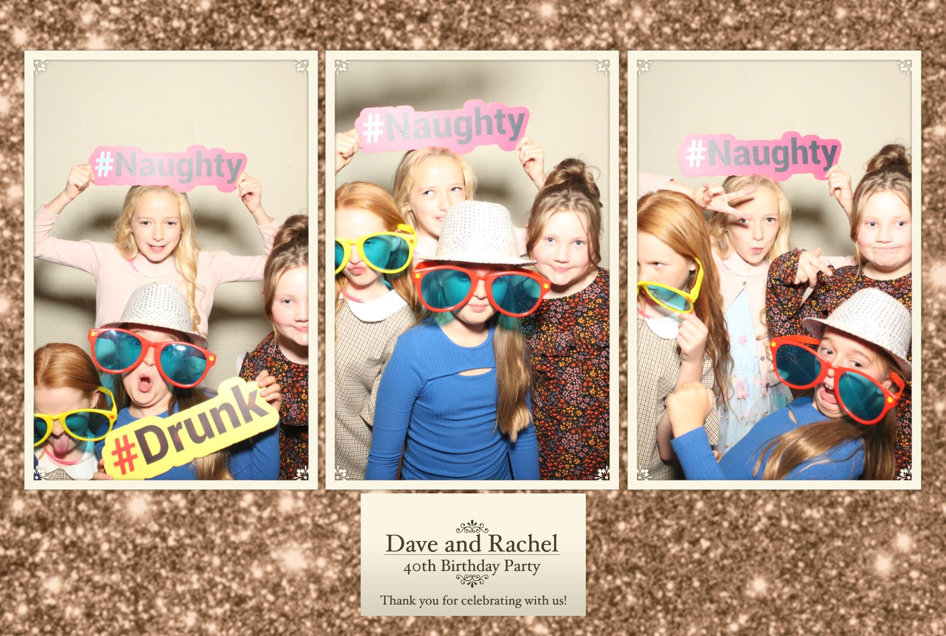 Rachel and Dave 40th Birthday | View more photos from the event at gallery.myphotoboothexperience.co.uk/u/MyPhotoBoothExperienceLtd/Rachel-and-Dave-40th-Birthday