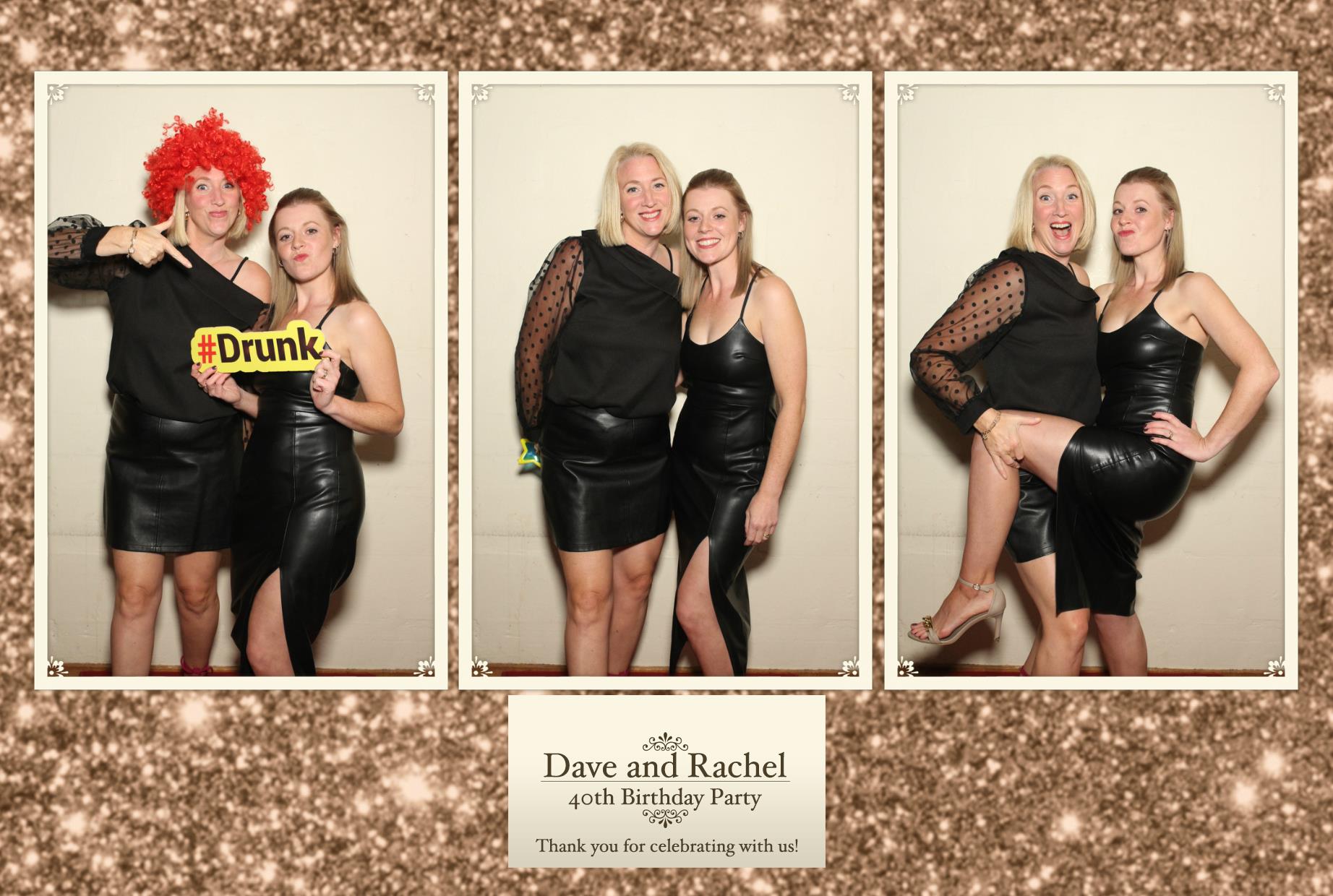 Rachel and Dave 40th Birthday | View more photos from the event at gallery.myphotoboothexperience.co.uk/u/MyPhotoBoothExperienceLtd/Rachel-and-Dave-40th-Birthday