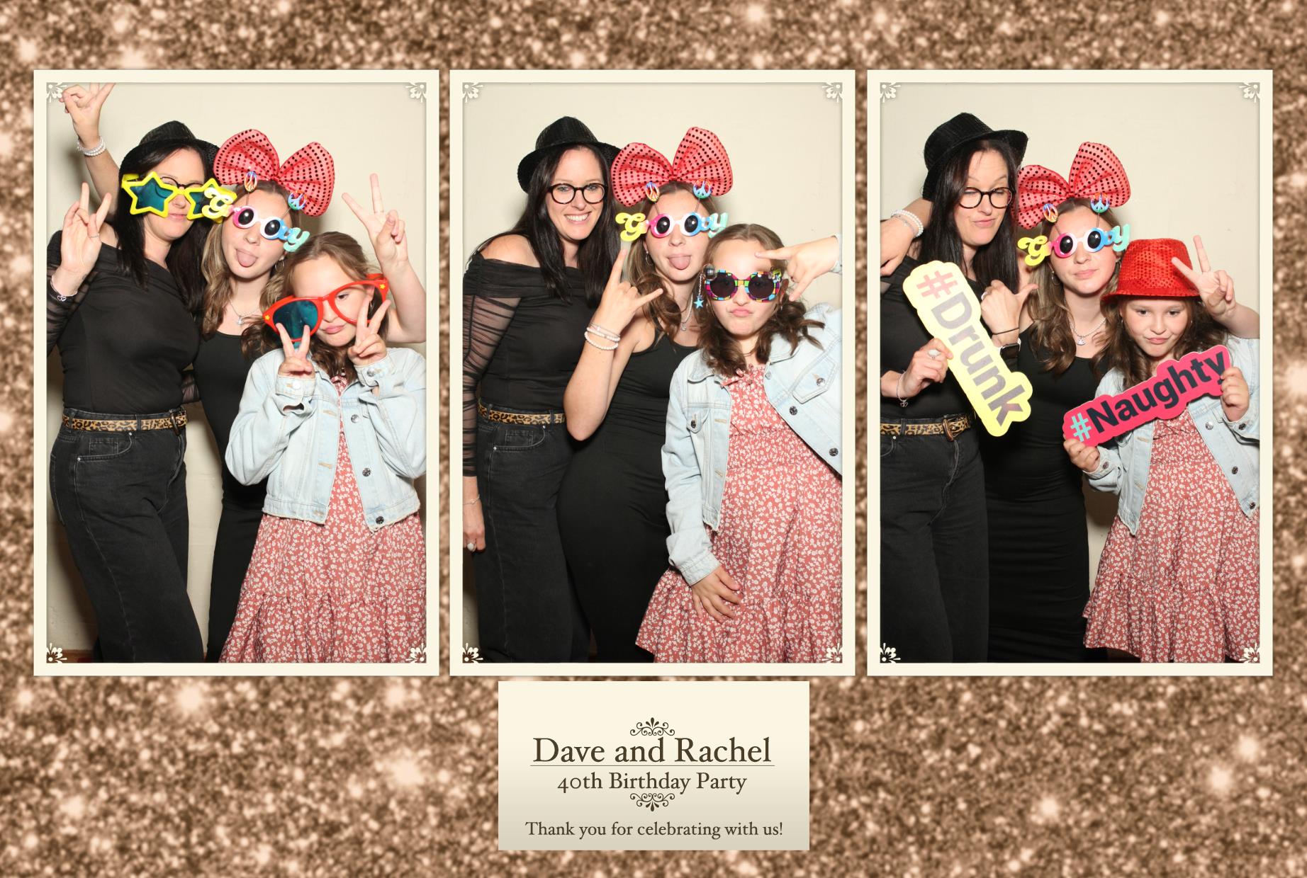 Rachel and Dave 40th Birthday | View more photos from the event at gallery.myphotoboothexperience.co.uk/u/MyPhotoBoothExperienceLtd/Rachel-and-Dave-40th-Birthday