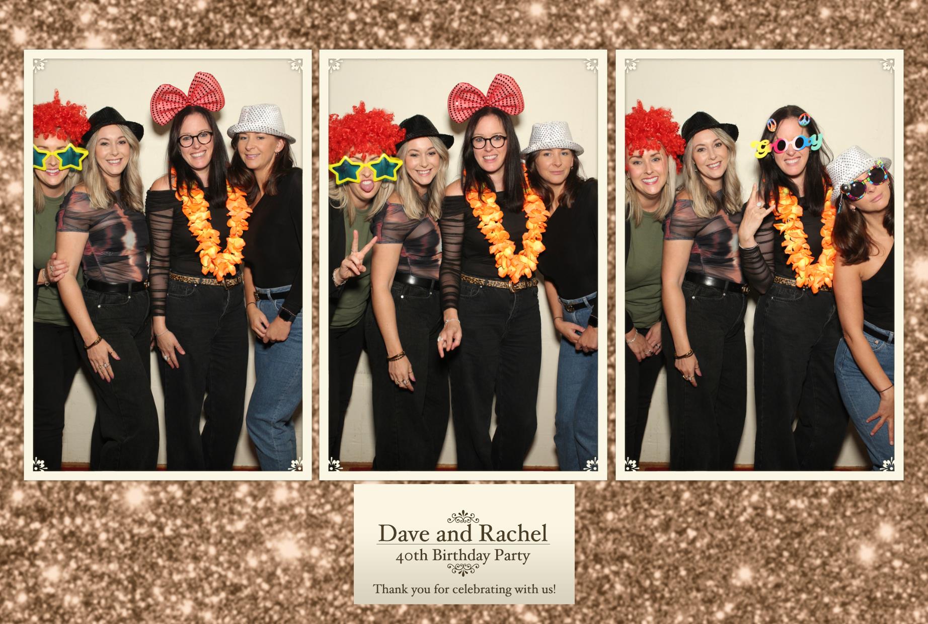 Rachel and Dave 40th Birthday | View more photos from the event at gallery.myphotoboothexperience.co.uk/u/MyPhotoBoothExperienceLtd/Rachel-and-Dave-40th-Birthday