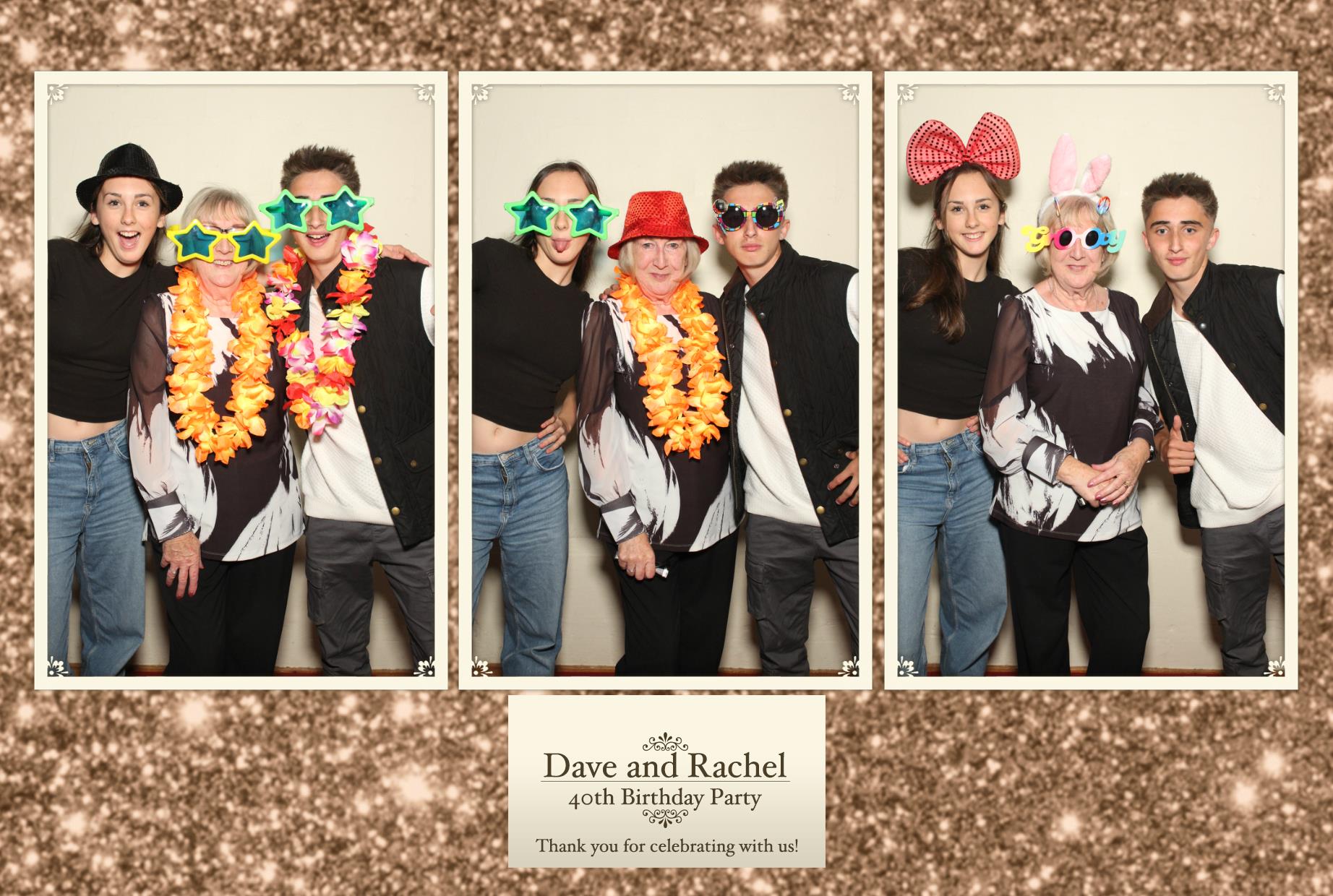 Rachel and Dave 40th Birthday | View more photos from the event at gallery.myphotoboothexperience.co.uk/u/MyPhotoBoothExperienceLtd/Rachel-and-Dave-40th-Birthday