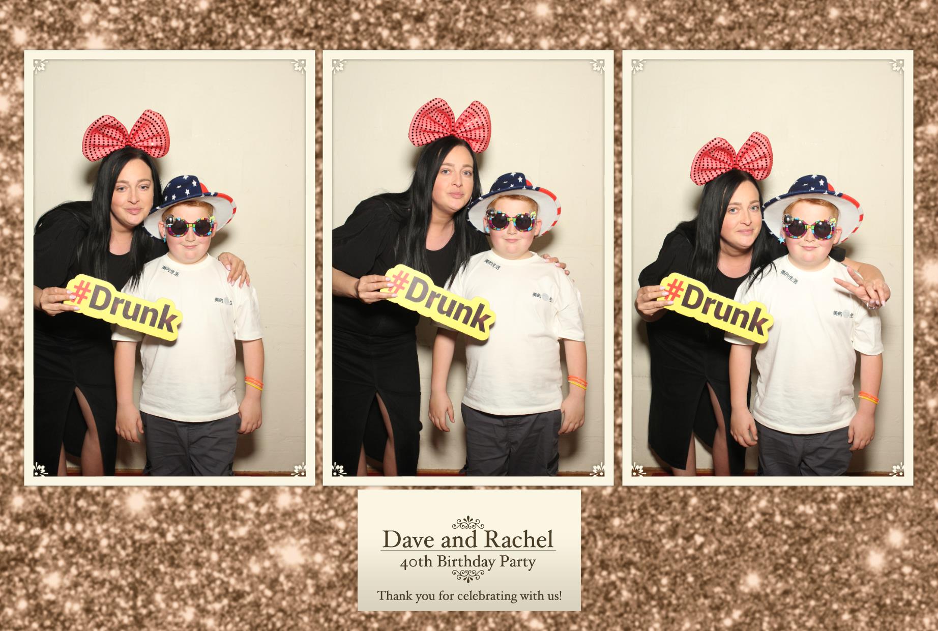 Rachel and Dave 40th Birthday | View more photos from the event at gallery.myphotoboothexperience.co.uk/u/MyPhotoBoothExperienceLtd/Rachel-and-Dave-40th-Birthday