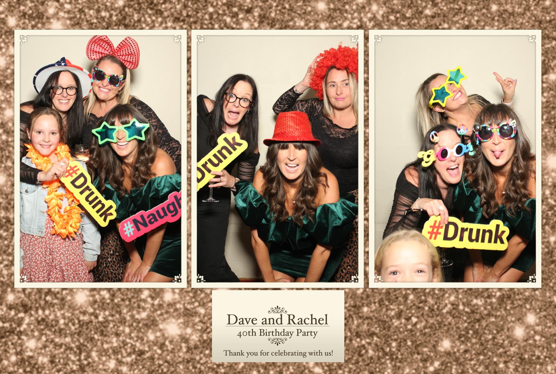 Rachel and Dave 40th Birthday | View more photos from the event at gallery.myphotoboothexperience.co.uk/u/MyPhotoBoothExperienceLtd/Rachel-and-Dave-40th-Birthday