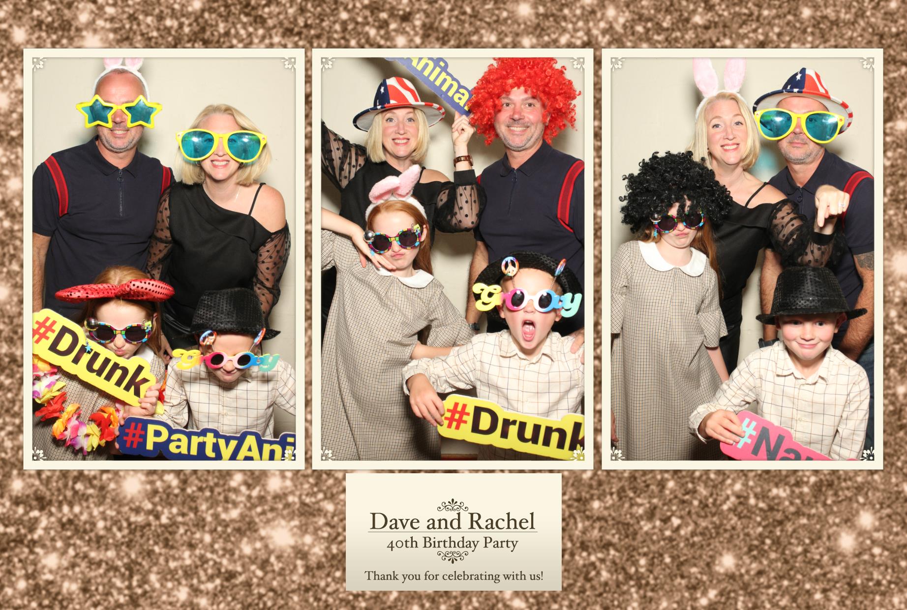 Rachel and Dave 40th Birthday | View more photos from the event at gallery.myphotoboothexperience.co.uk/u/MyPhotoBoothExperienceLtd/Rachel-and-Dave-40th-Birthday