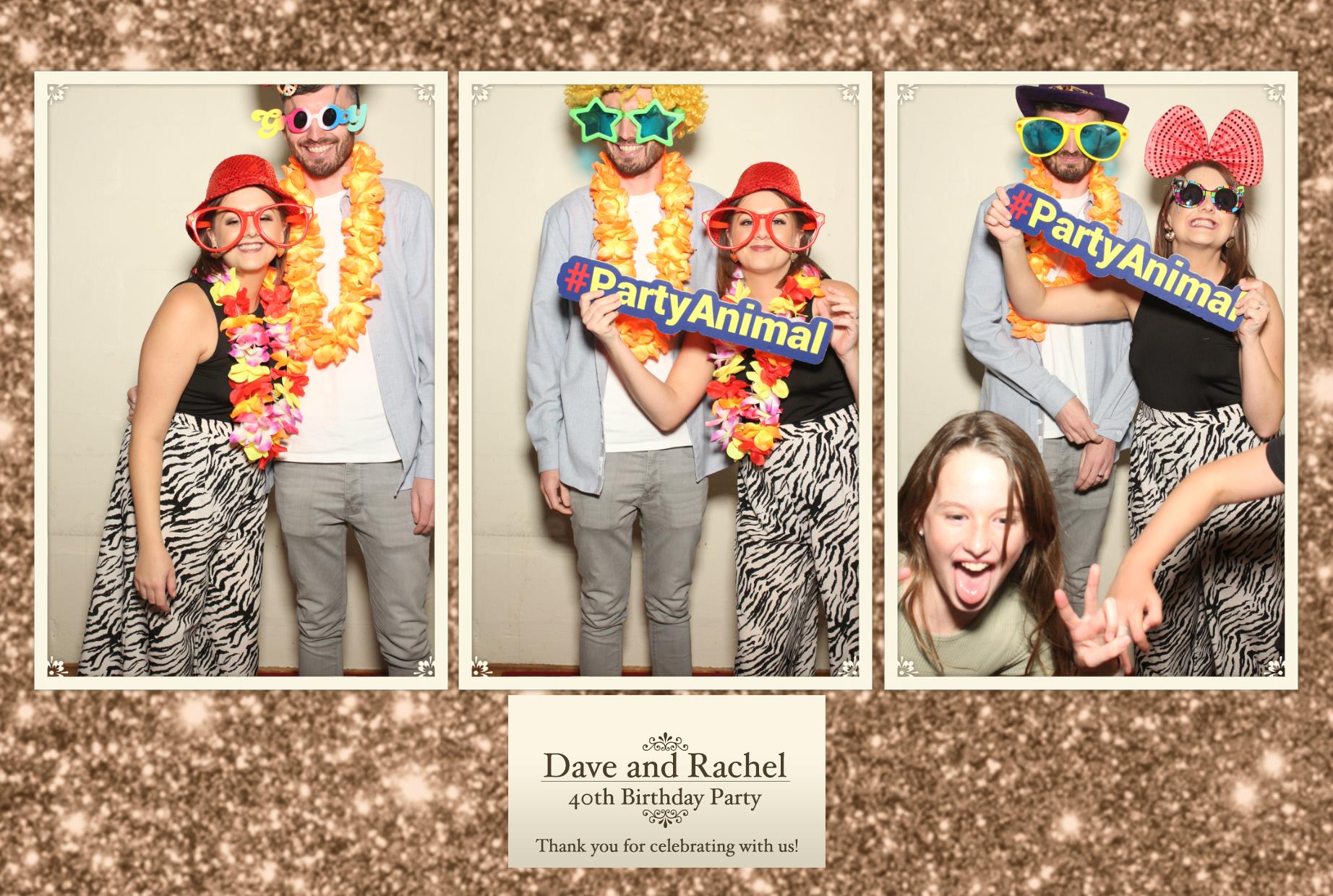 Rachel and Dave 40th Birthday | View more photos from the event at gallery.myphotoboothexperience.co.uk/u/MyPhotoBoothExperienceLtd/Rachel-and-Dave-40th-Birthday