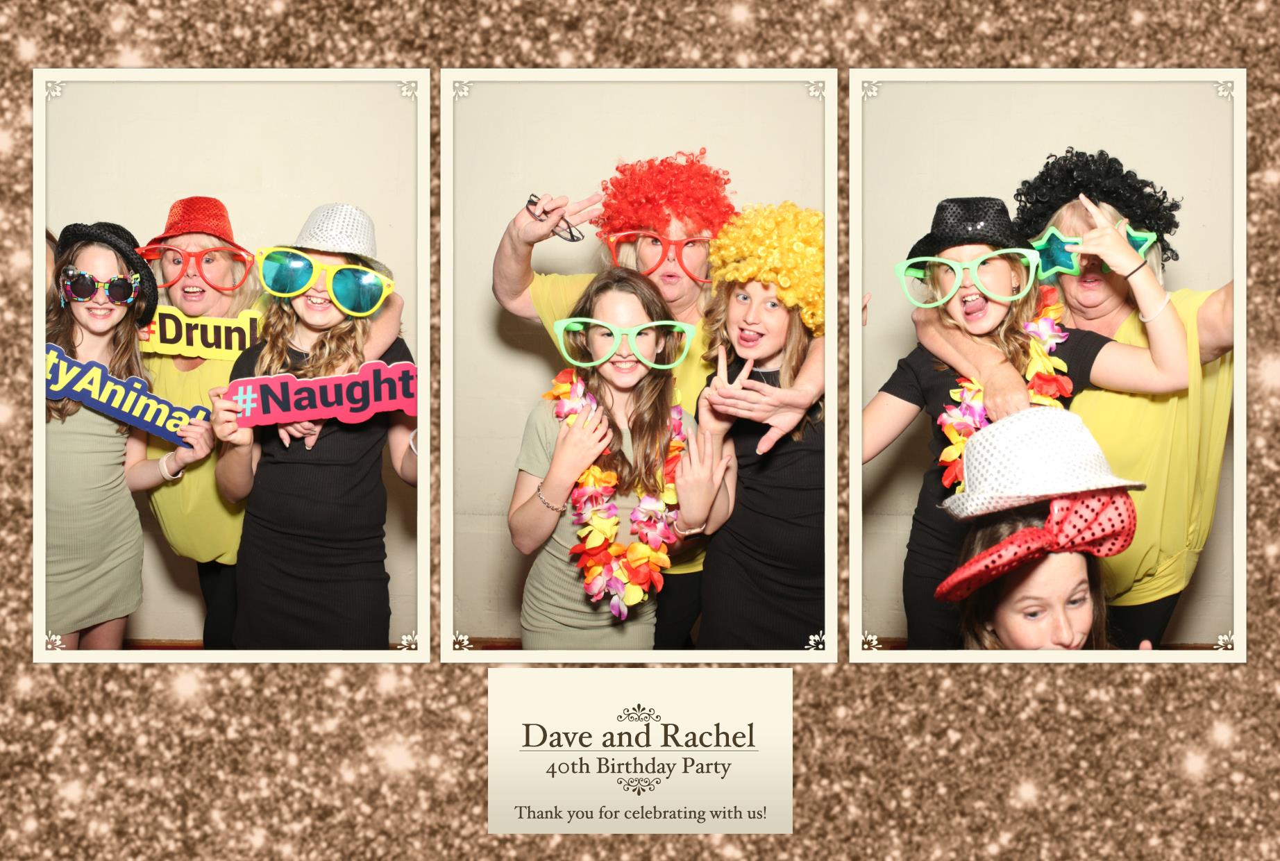 Rachel and Dave 40th Birthday | View more photos from the event at gallery.myphotoboothexperience.co.uk/u/MyPhotoBoothExperienceLtd/Rachel-and-Dave-40th-Birthday