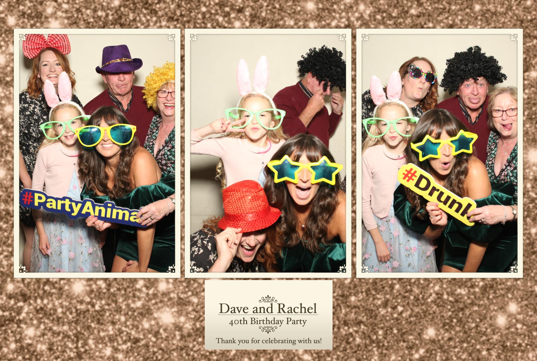 Rachel and Dave 40th Birthday | View more photos from the event at gallery.myphotoboothexperience.co.uk/u/MyPhotoBoothExperienceLtd/Rachel-and-Dave-40th-Birthday