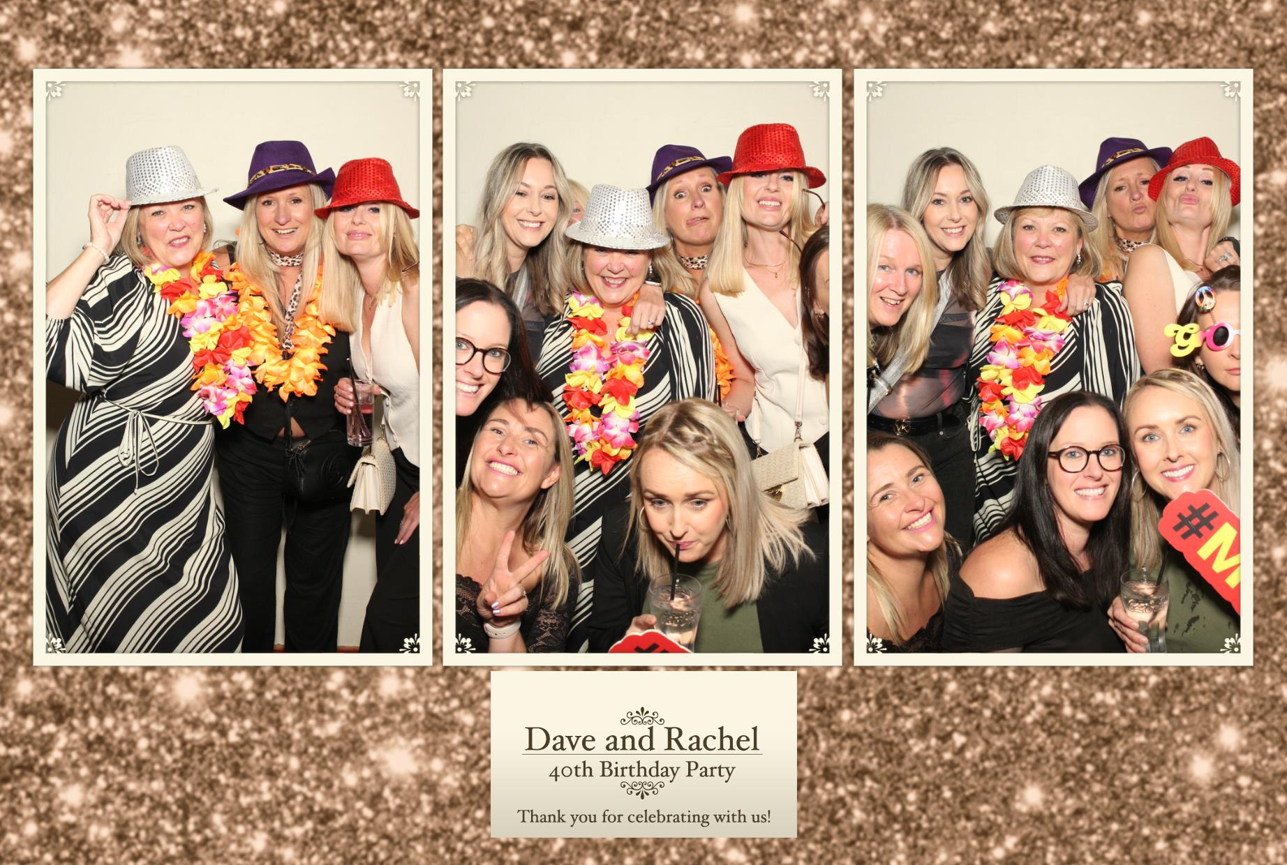 Rachel and Dave 40th Birthday | View more photos from the event at gallery.myphotoboothexperience.co.uk/u/MyPhotoBoothExperienceLtd/Rachel-and-Dave-40th-Birthday