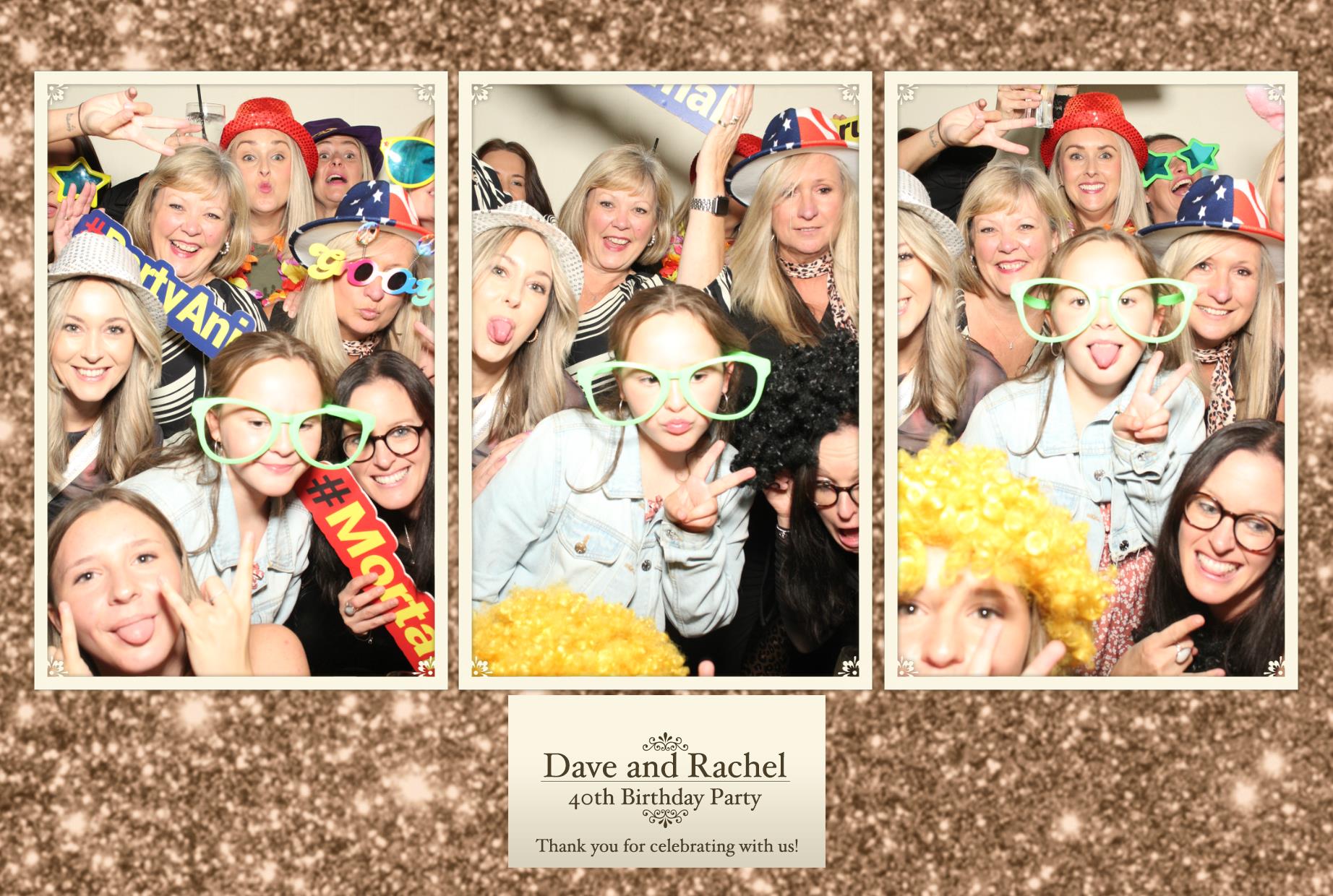 Rachel and Dave 40th Birthday | View more photos from the event at gallery.myphotoboothexperience.co.uk/u/MyPhotoBoothExperienceLtd/Rachel-and-Dave-40th-Birthday