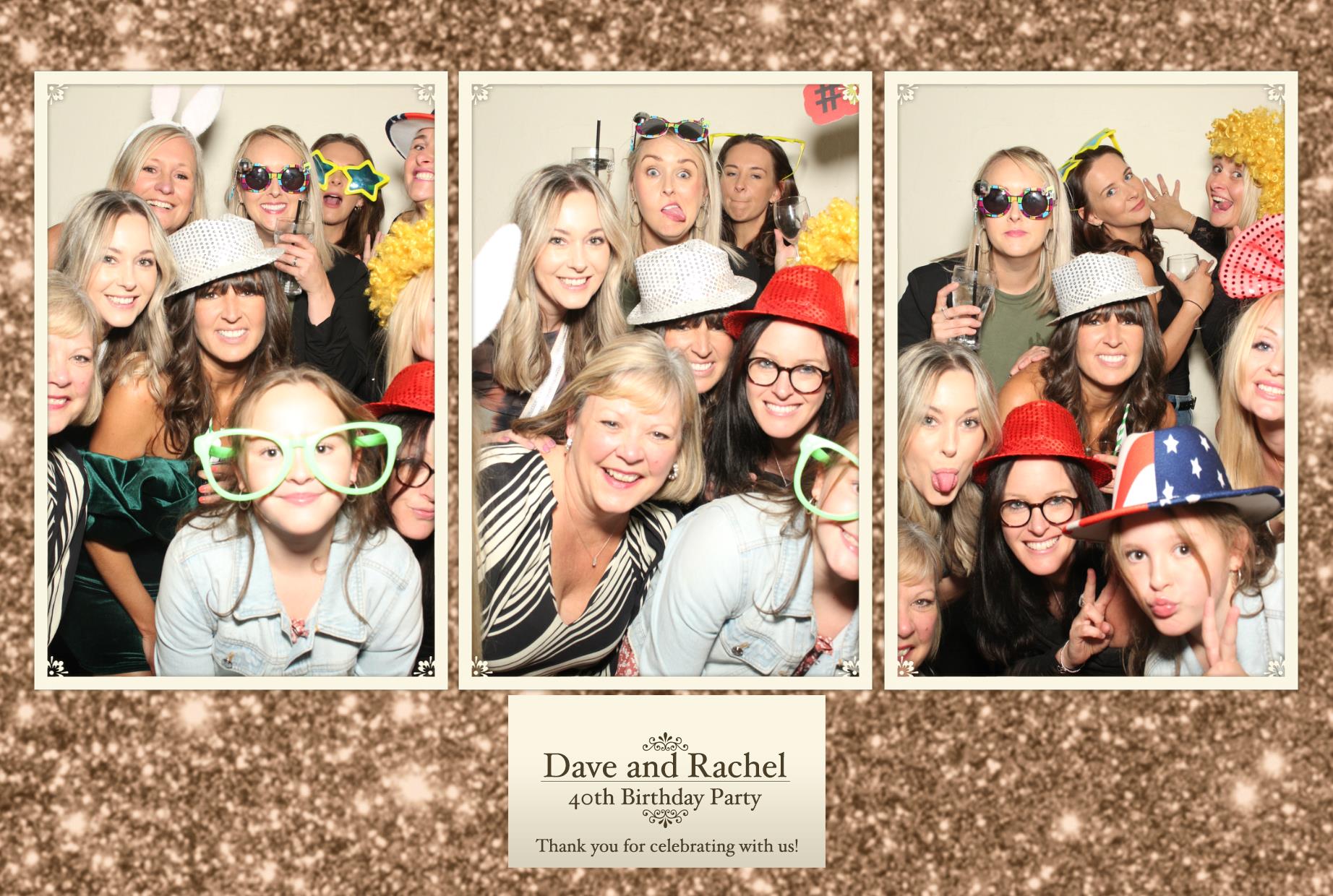 Rachel and Dave 40th Birthday | View more photos from the event at gallery.myphotoboothexperience.co.uk/u/MyPhotoBoothExperienceLtd/Rachel-and-Dave-40th-Birthday