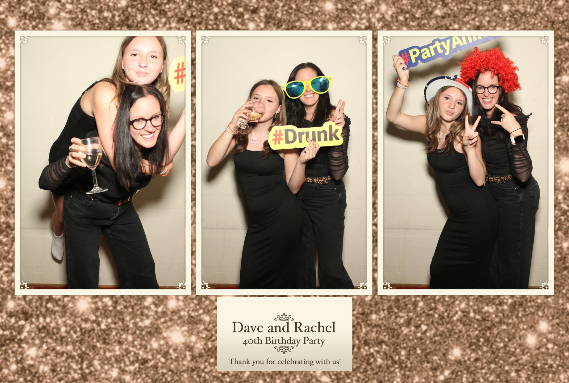 Rachel and Dave 40th Birthday | View more photos from the event at gallery.myphotoboothexperience.co.uk/u/MyPhotoBoothExperienceLtd/Rachel-and-Dave-40th-Birthday