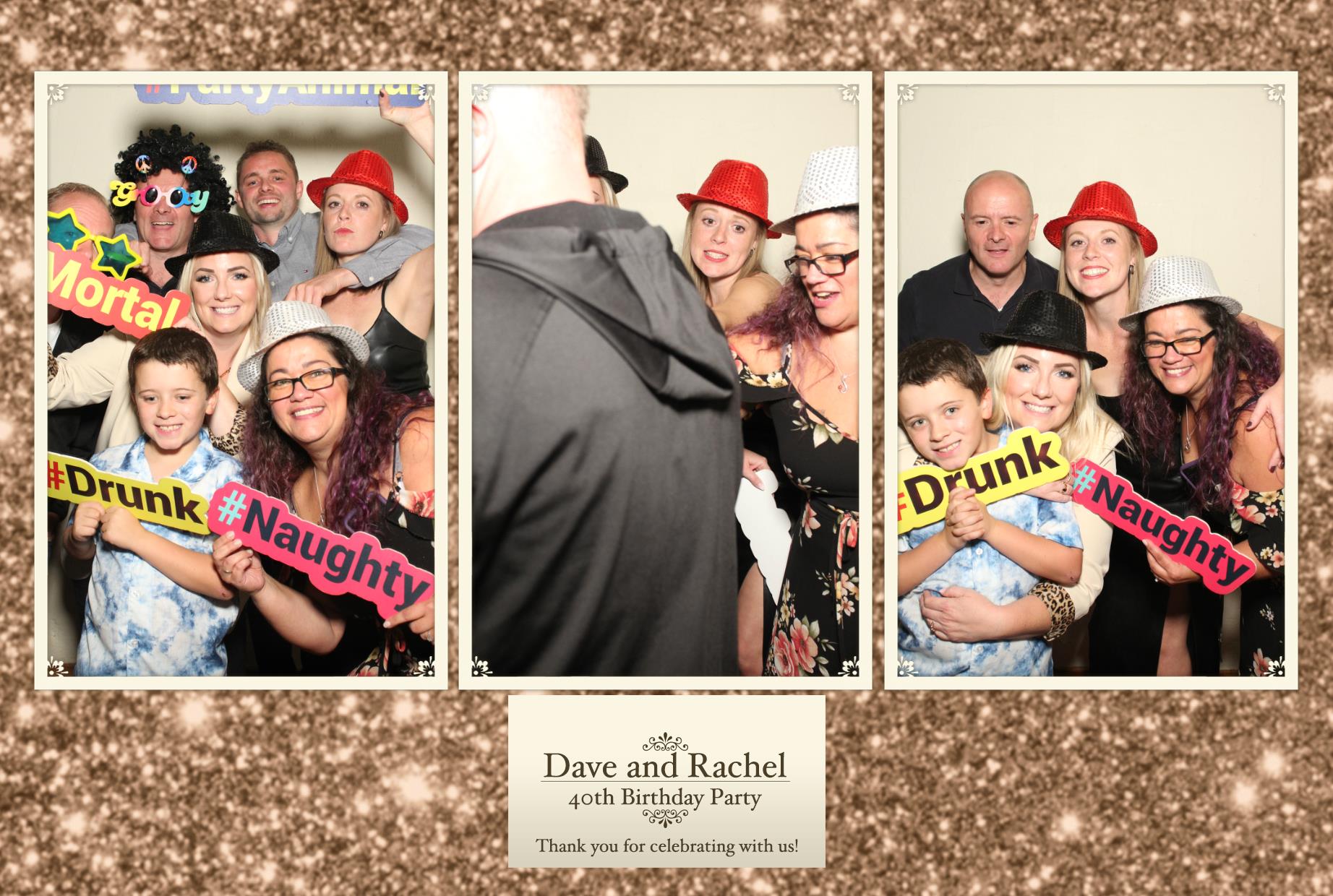 Rachel and Dave 40th Birthday | View more photos from the event at gallery.myphotoboothexperience.co.uk/u/MyPhotoBoothExperienceLtd/Rachel-and-Dave-40th-Birthday