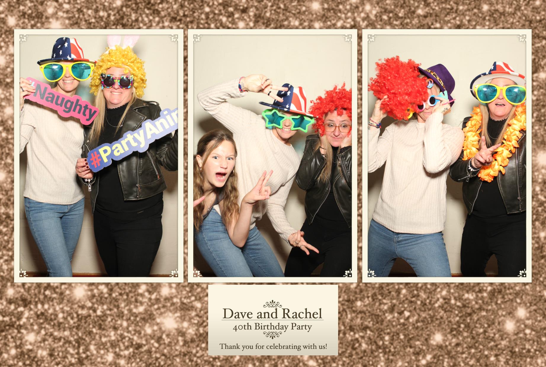 Rachel and Dave 40th Birthday | View more photos from the event at gallery.myphotoboothexperience.co.uk/u/MyPhotoBoothExperienceLtd/Rachel-and-Dave-40th-Birthday