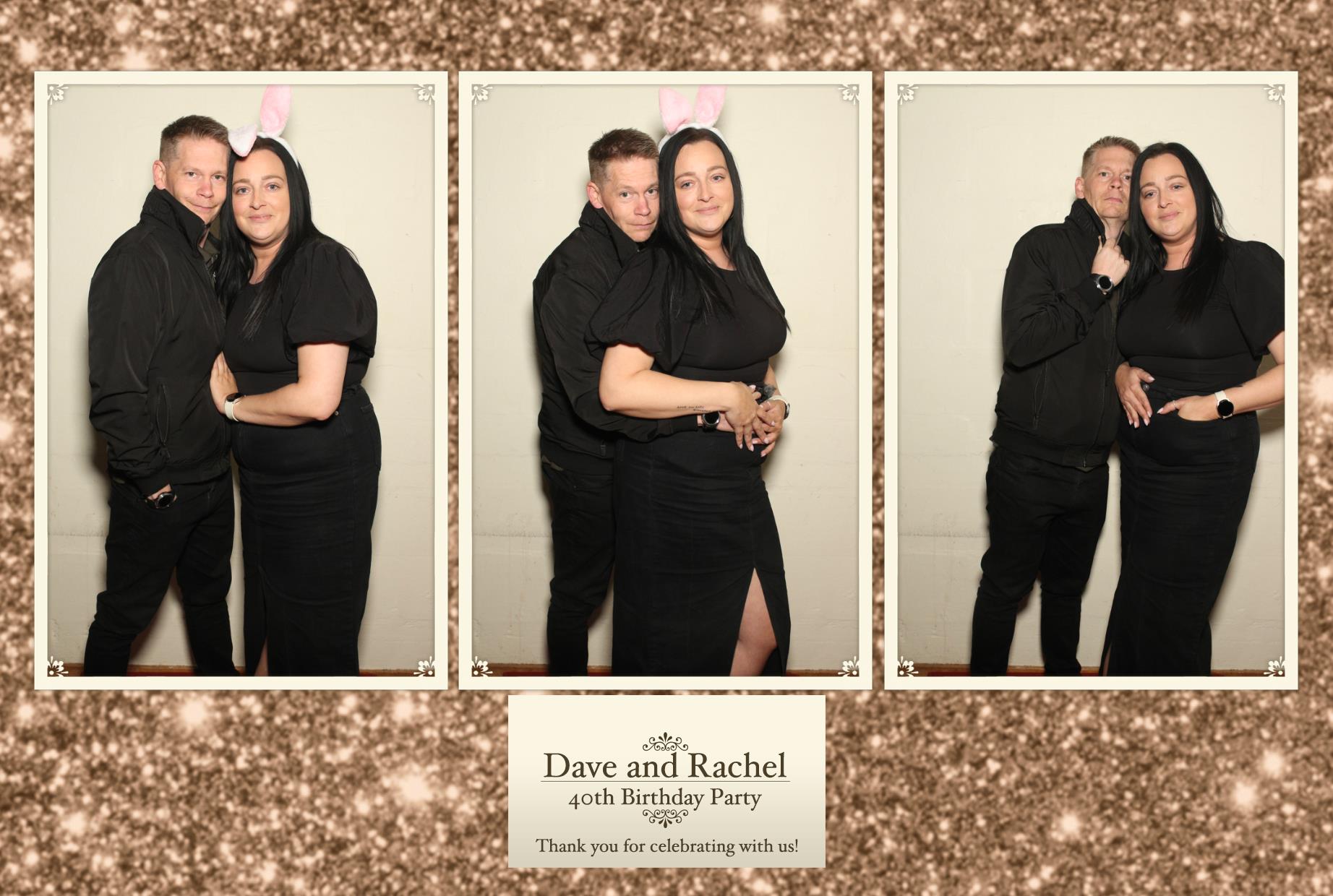 Rachel and Dave 40th Birthday | View more photos from the event at gallery.myphotoboothexperience.co.uk/u/MyPhotoBoothExperienceLtd/Rachel-and-Dave-40th-Birthday