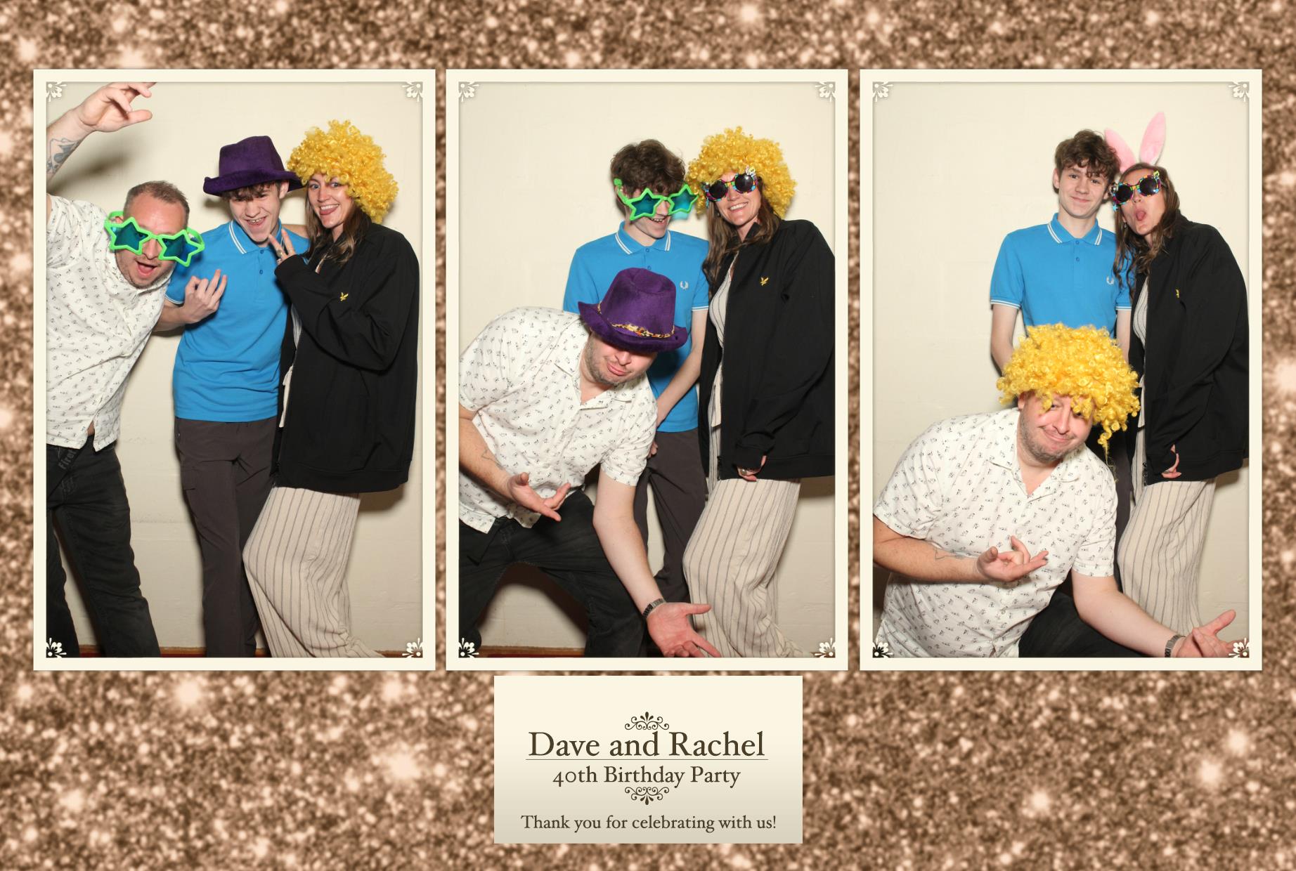 Rachel and Dave 40th Birthday | View more photos from the event at gallery.myphotoboothexperience.co.uk/u/MyPhotoBoothExperienceLtd/Rachel-and-Dave-40th-Birthday