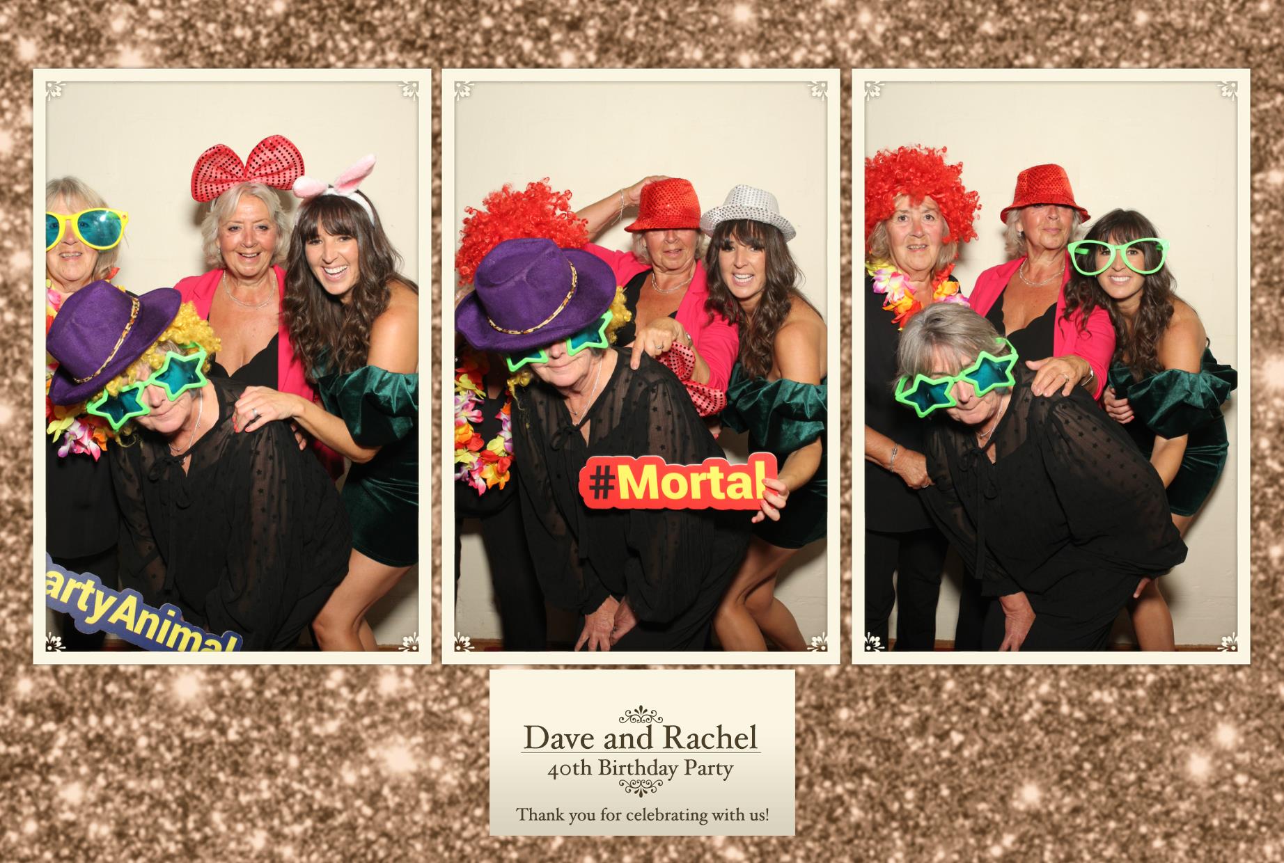 Rachel and Dave 40th Birthday | View more photos from the event at gallery.myphotoboothexperience.co.uk/u/MyPhotoBoothExperienceLtd/Rachel-and-Dave-40th-Birthday