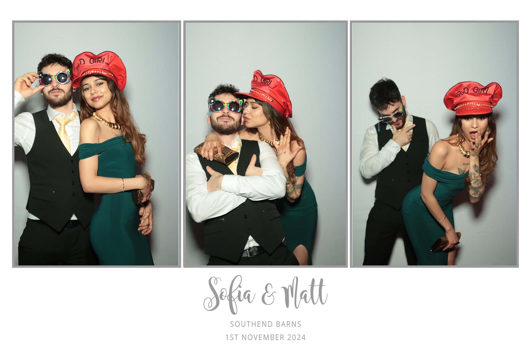 Sofia & Matt's Wedding | View more photos from the event at gallery.myphotoboothexperience.co.uk/u/MyPhotoBoothExperienceLtd/Sofia-Matts-Wedding