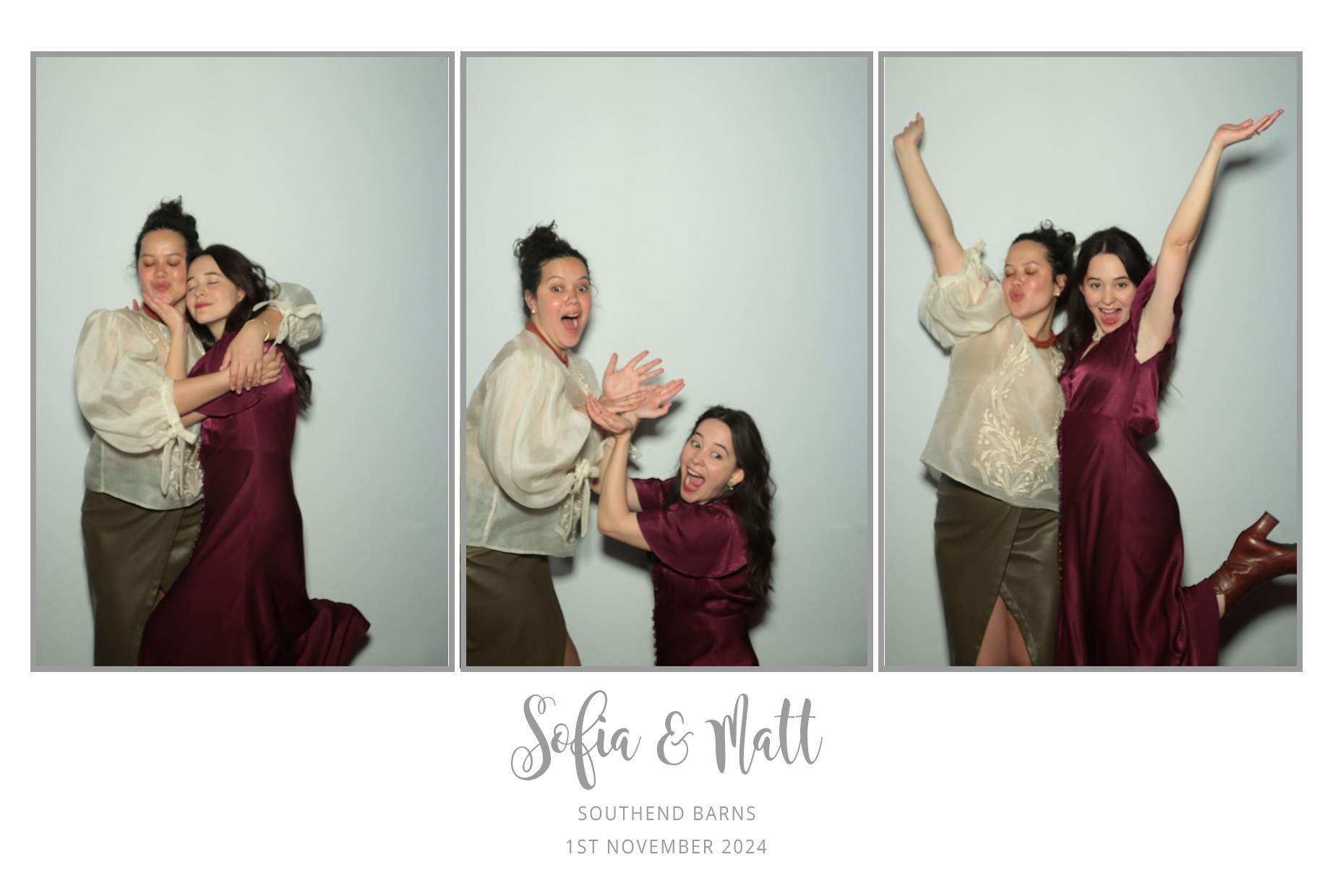 Sofia & Matt's Wedding | View more photos from the event at gallery.myphotoboothexperience.co.uk/u/MyPhotoBoothExperienceLtd/Sofia-Matts-Wedding