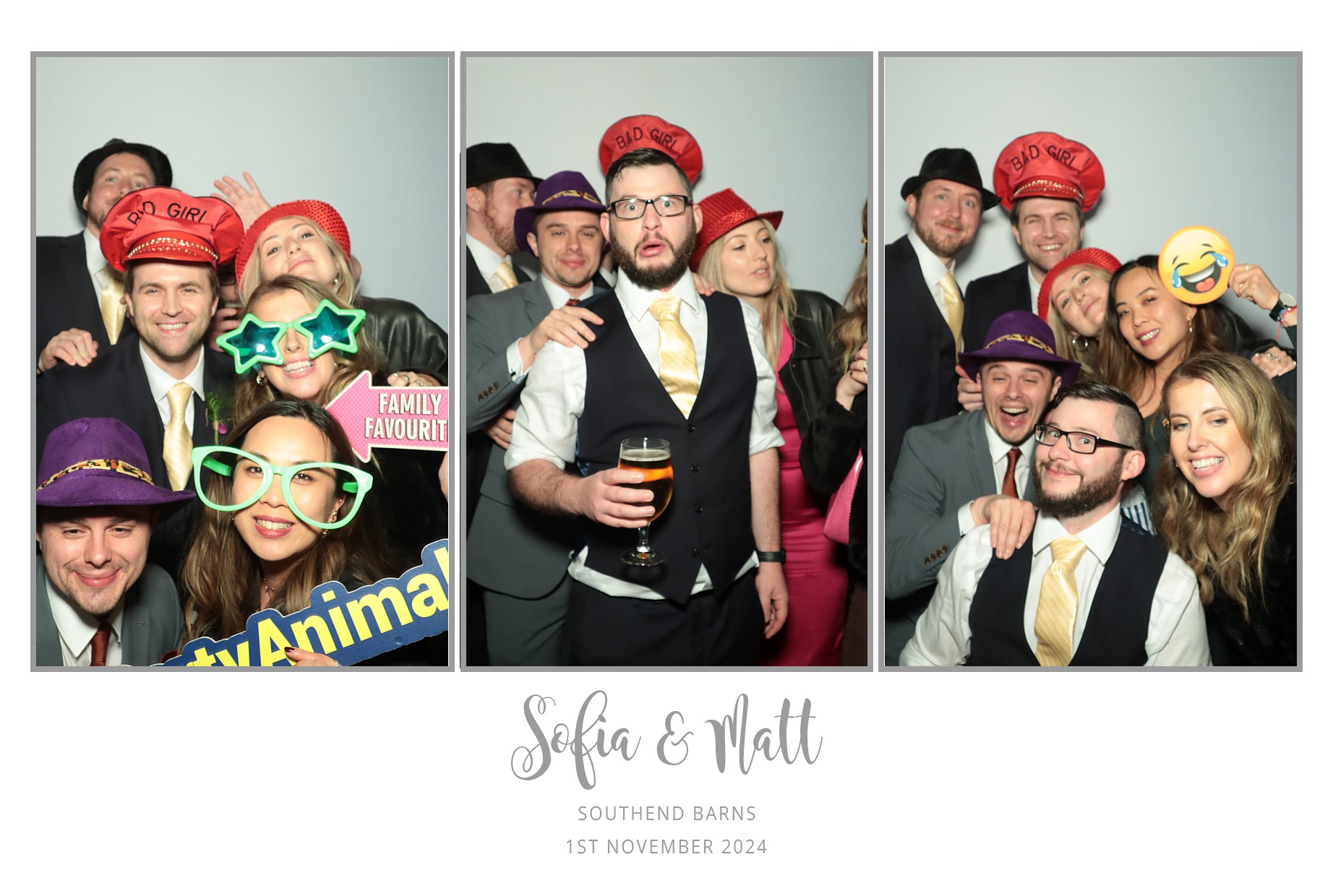Sofia & Matt's Wedding | View more photos from the event at gallery.myphotoboothexperience.co.uk/u/MyPhotoBoothExperienceLtd/Sofia-Matts-Wedding