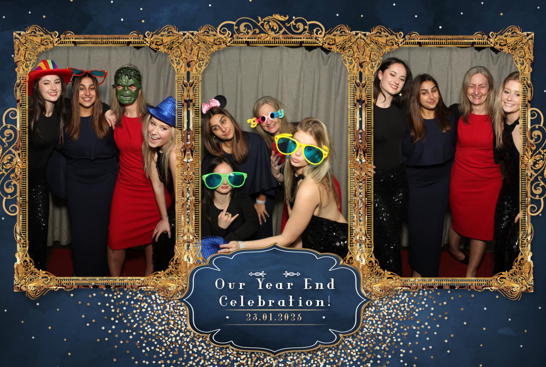 End of year celebration | View more photos from the event at gallery.myphotoboothexperience.co.uk/u/MyPhotoBoothExperienceLtd/End-of-year-celebration