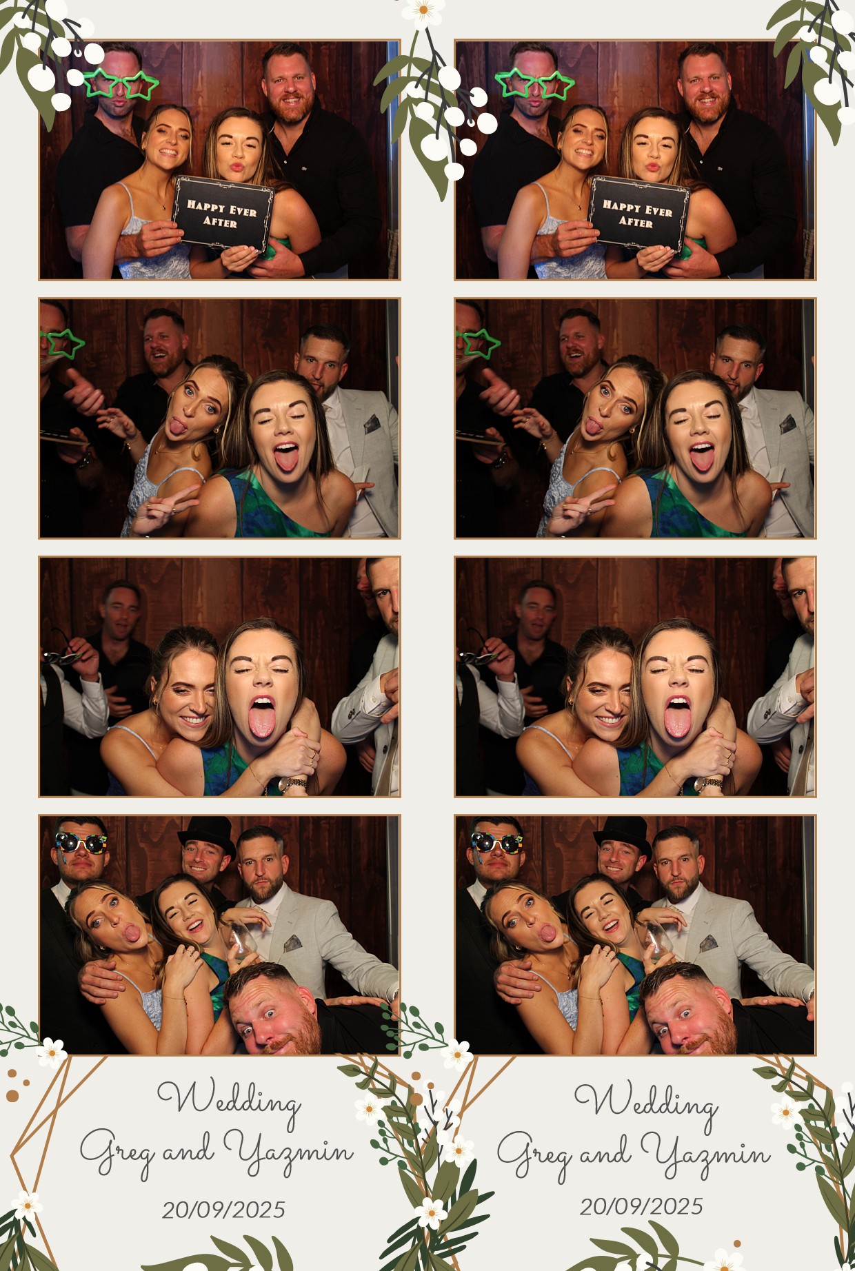 Grey and Yasmin's Wedding | View more photos from the event at gallery.myphotoboothexperience.co.uk/u/MyPhotoBoothExperienceLtd/Grey-and-Yasmins-Wedding