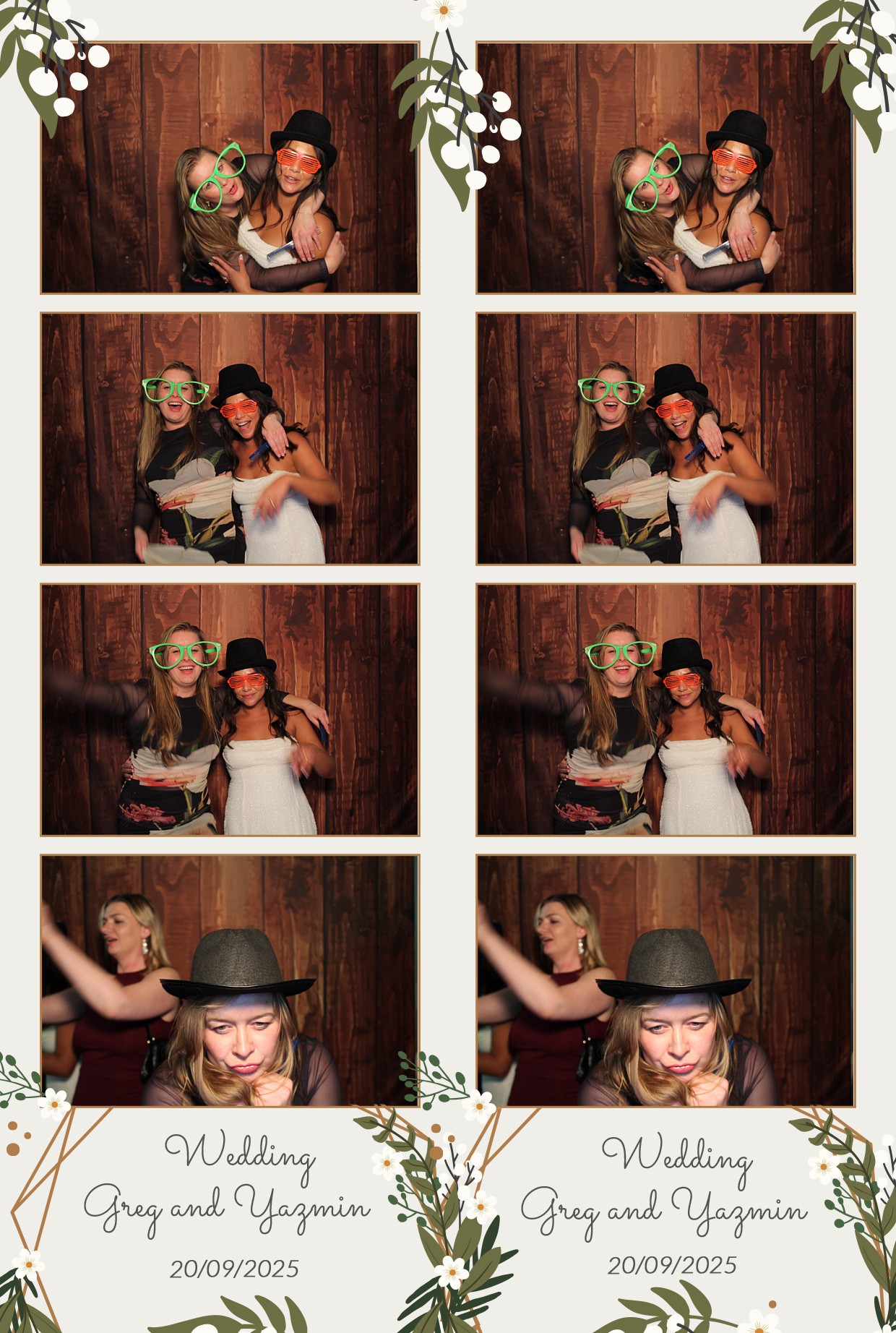 Grey and Yasmin's Wedding | View more photos from the event at gallery.myphotoboothexperience.co.uk/u/MyPhotoBoothExperienceLtd/Grey-and-Yasmins-Wedding