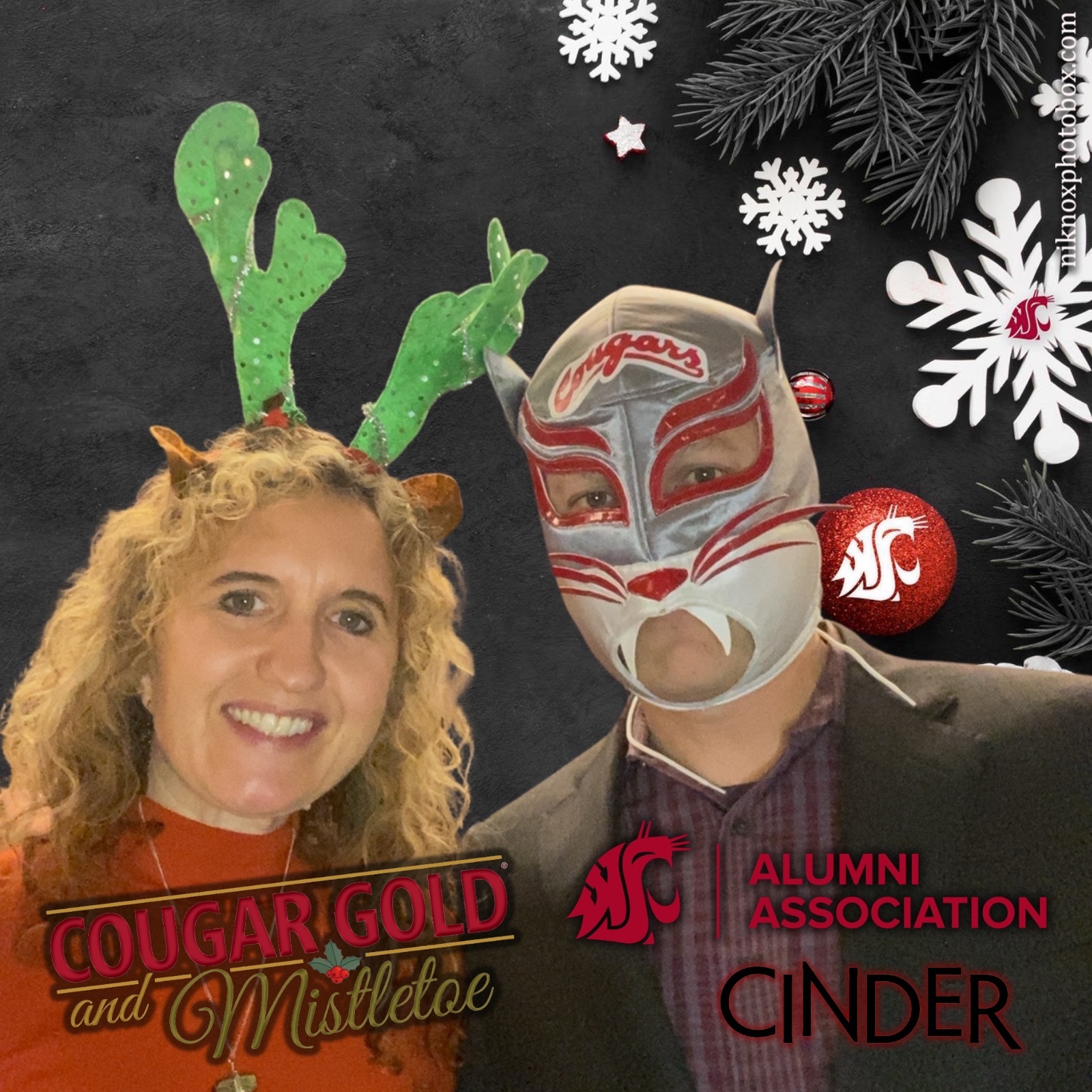 Cougar Gold and Mistletoe | View more photos from the event at gallery.niknoxphotobox.com/u/NiKnox-Photo-Box/Cougar-Gold-and-Mistletoe