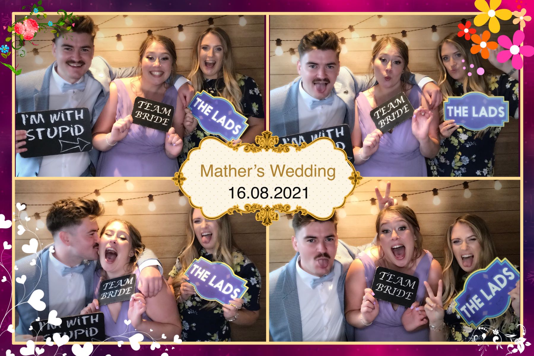Aiden & Mollie's Wedding | View more photos from the event at gallery.omegaphotobooths.co.uk/u/Omega-Photobooths/Aiden-Mollies-Wedding